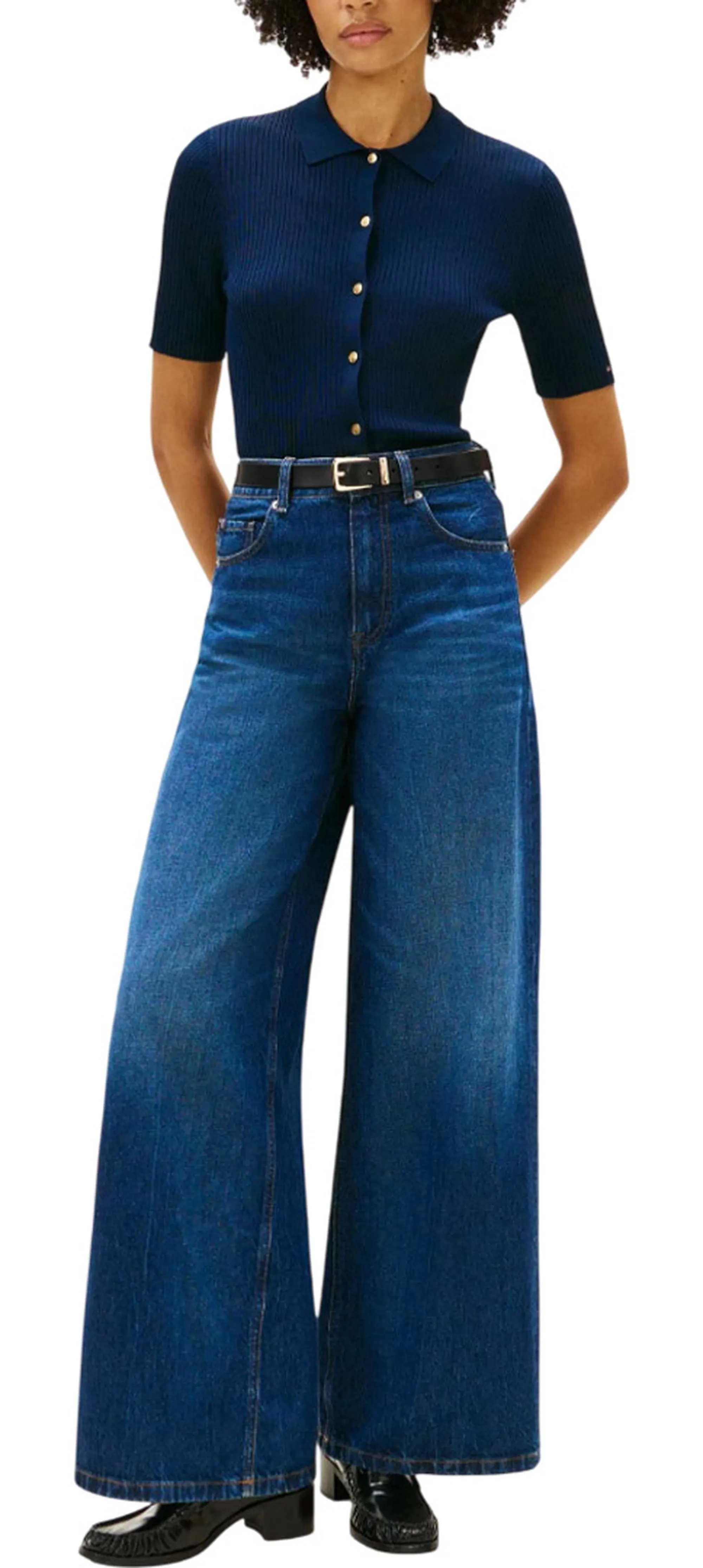 Tommy Hilfiger Polo Blu Ww0Ww48482 170429