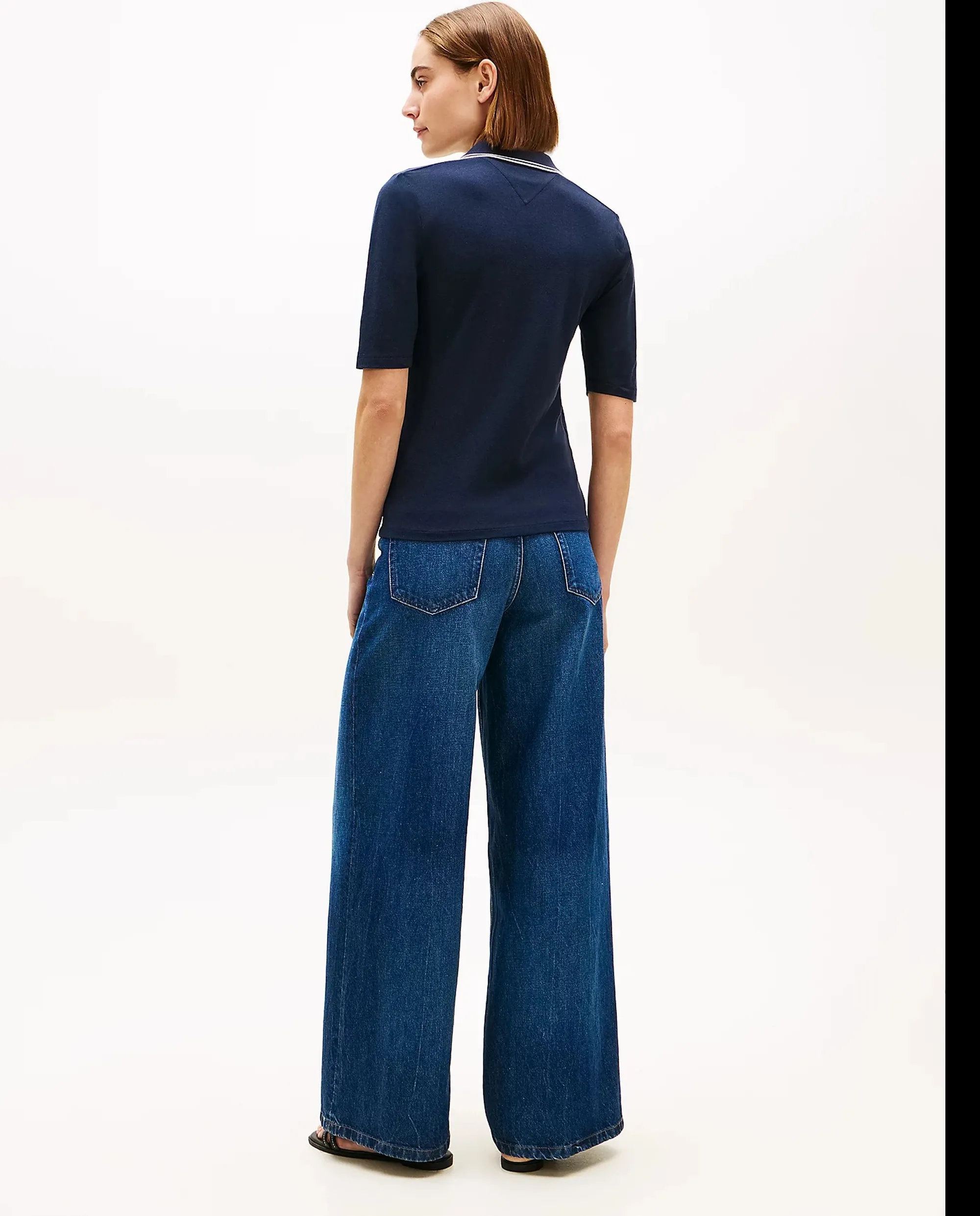 Tommy Hilfiger Polo Blu Ww0Ww49828 171383