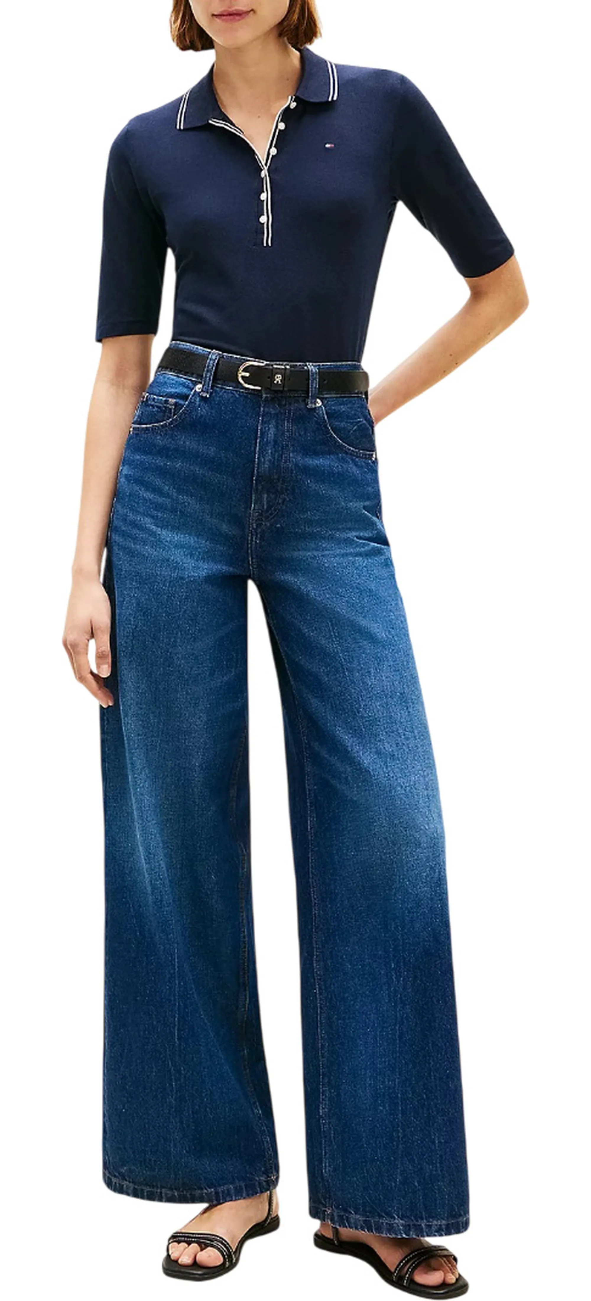 Tommy Hilfiger Polo Blu Ww0Ww49828 176946