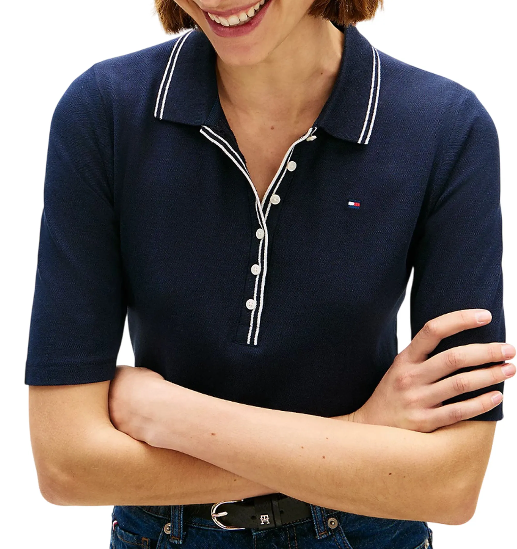 Tommy Hilfiger Polo Blu Ww0Ww49828 176948