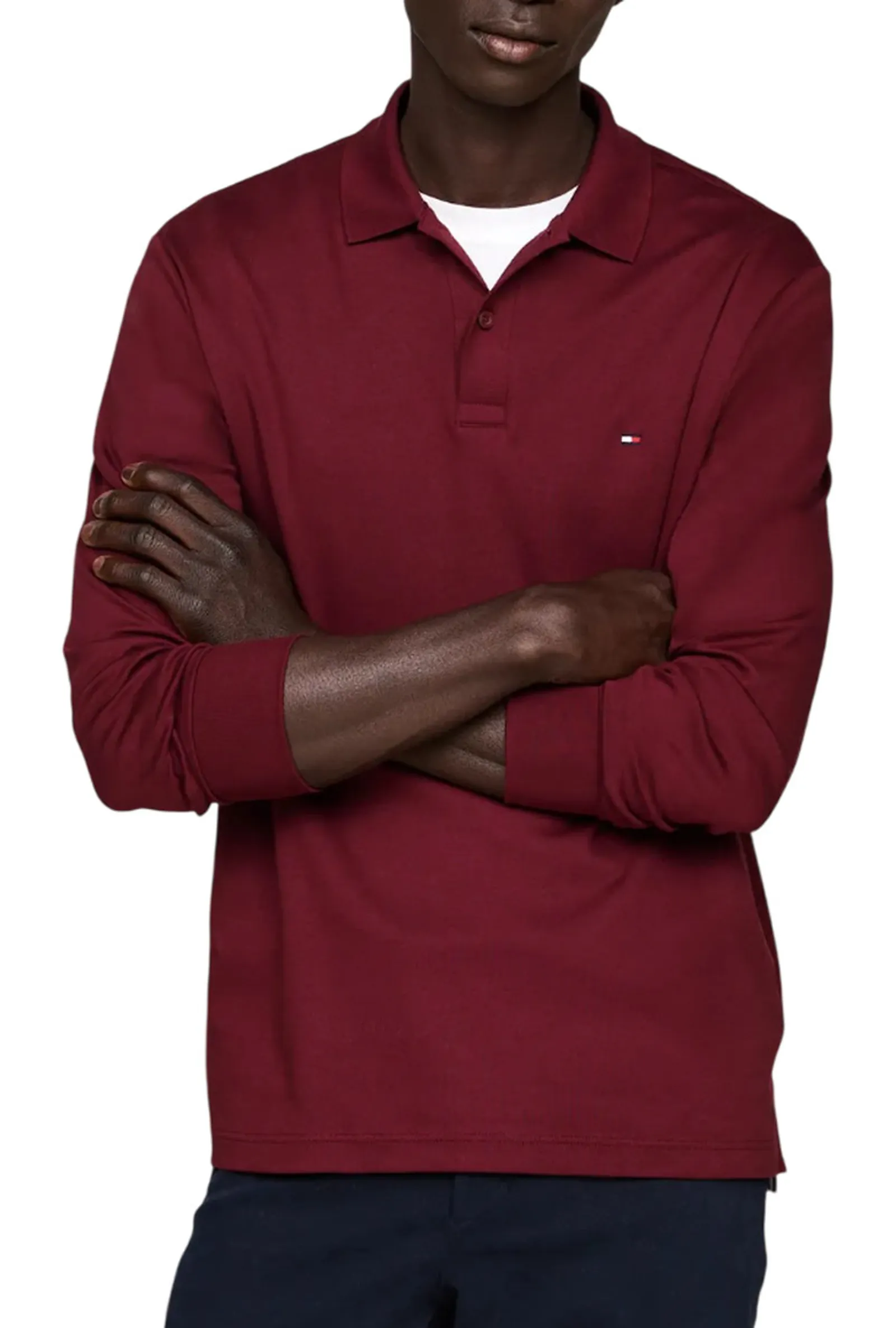 Tommy Hilfiger Polo Bordeaux Mw0Mw37317 170311