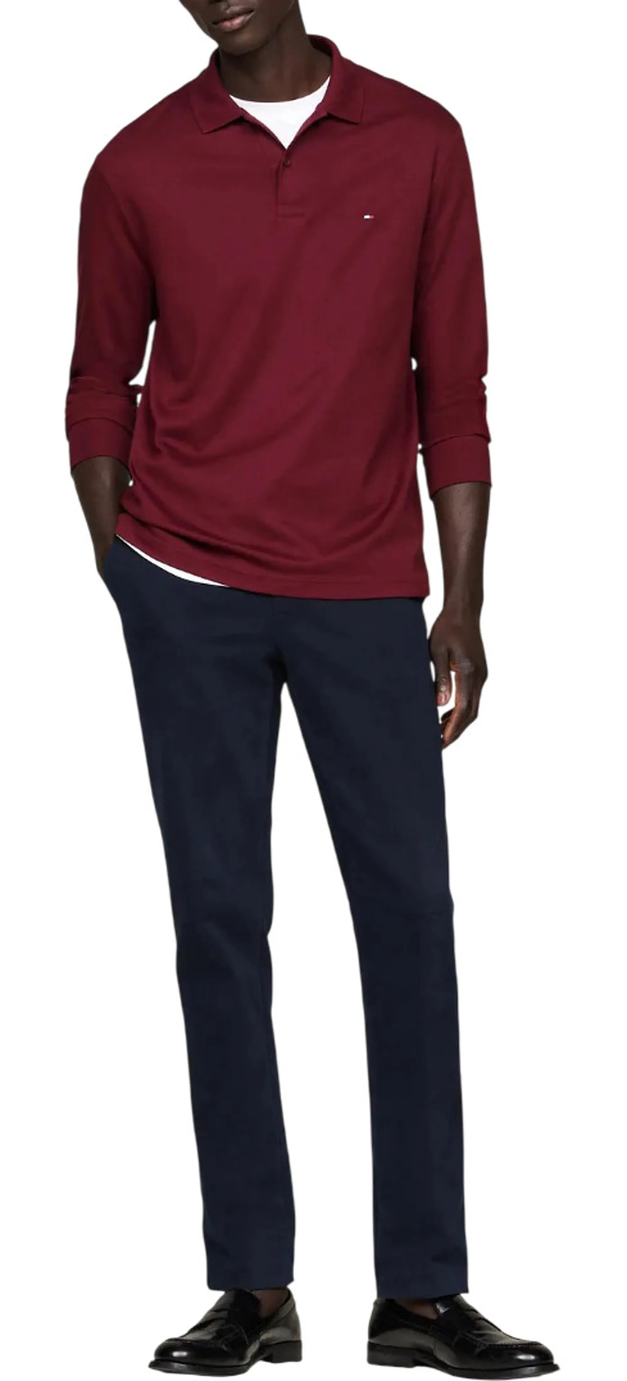 Tommy Hilfiger Polo Bordeaux Mw0Mw37317 170313