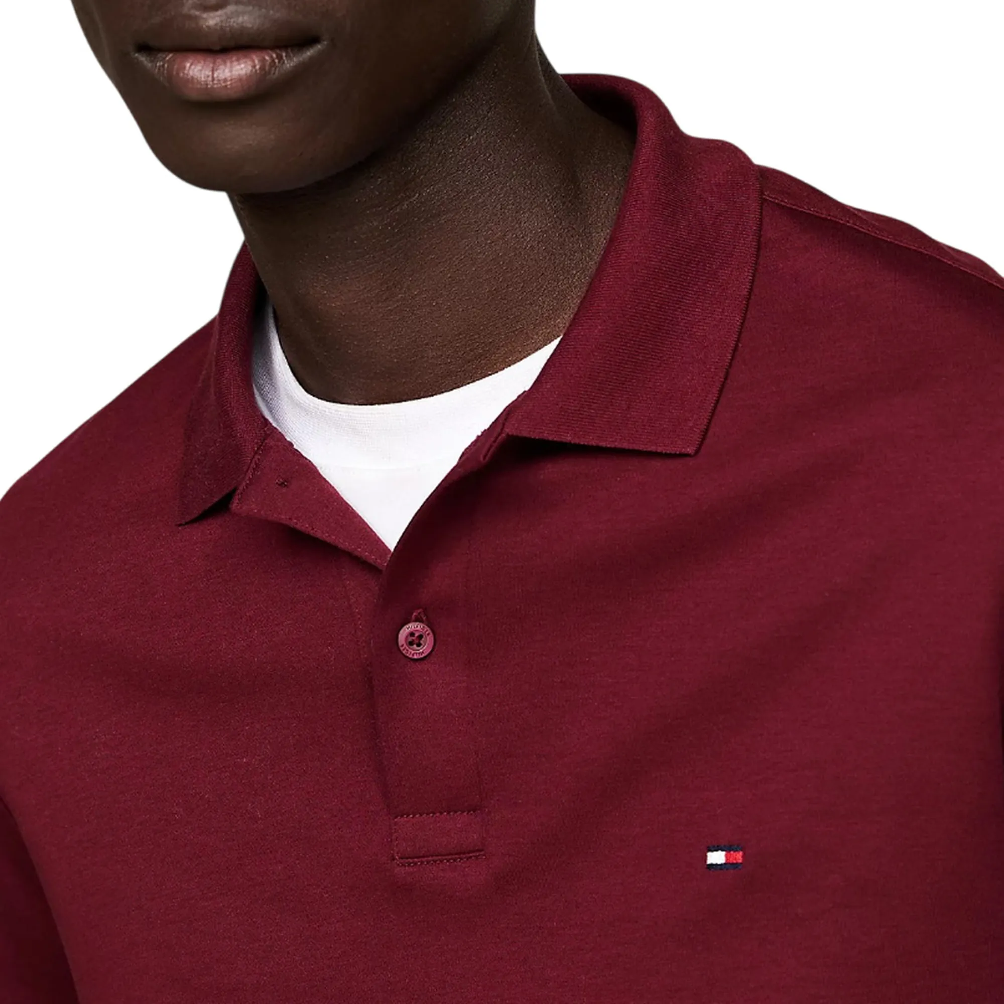 Tommy Hilfiger Polo Bordeaux Mw0Mw37317 170314