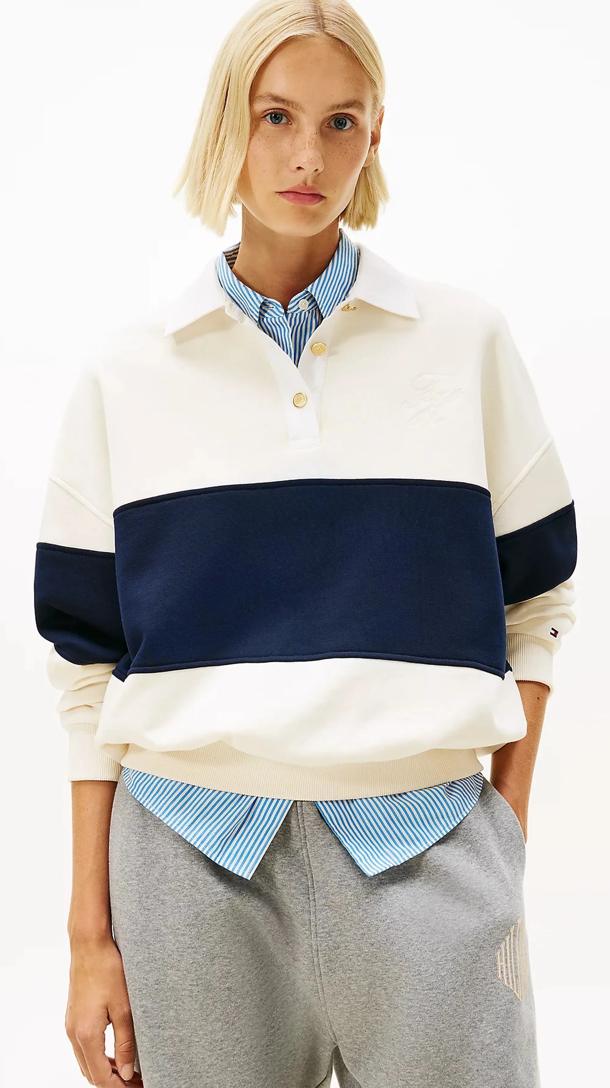 Tommy Hilfiger Polo Crema Ww0Ww48785 169726