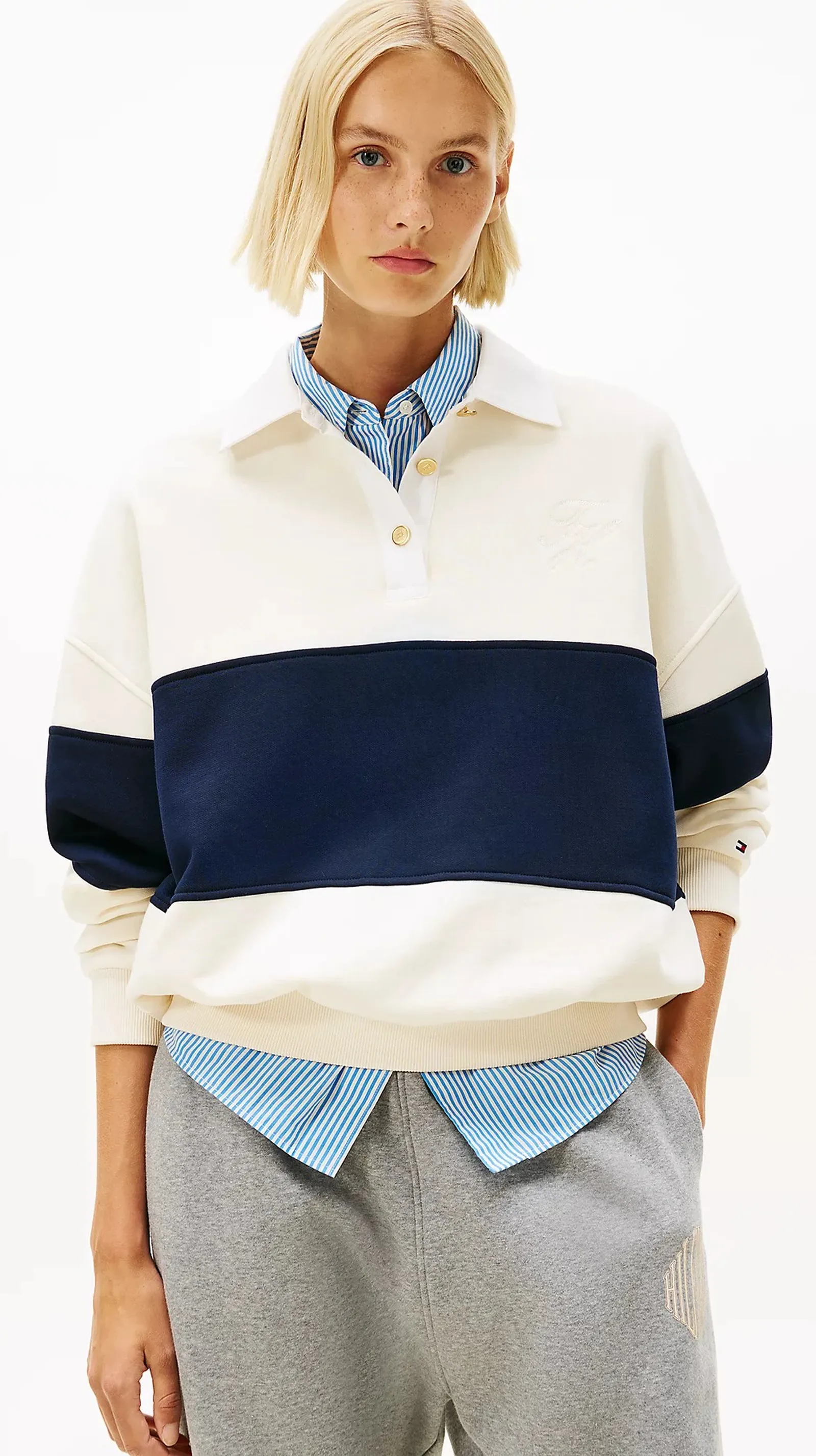 Tommy Hilfiger Polo Crema Ww0Ww48785 169726