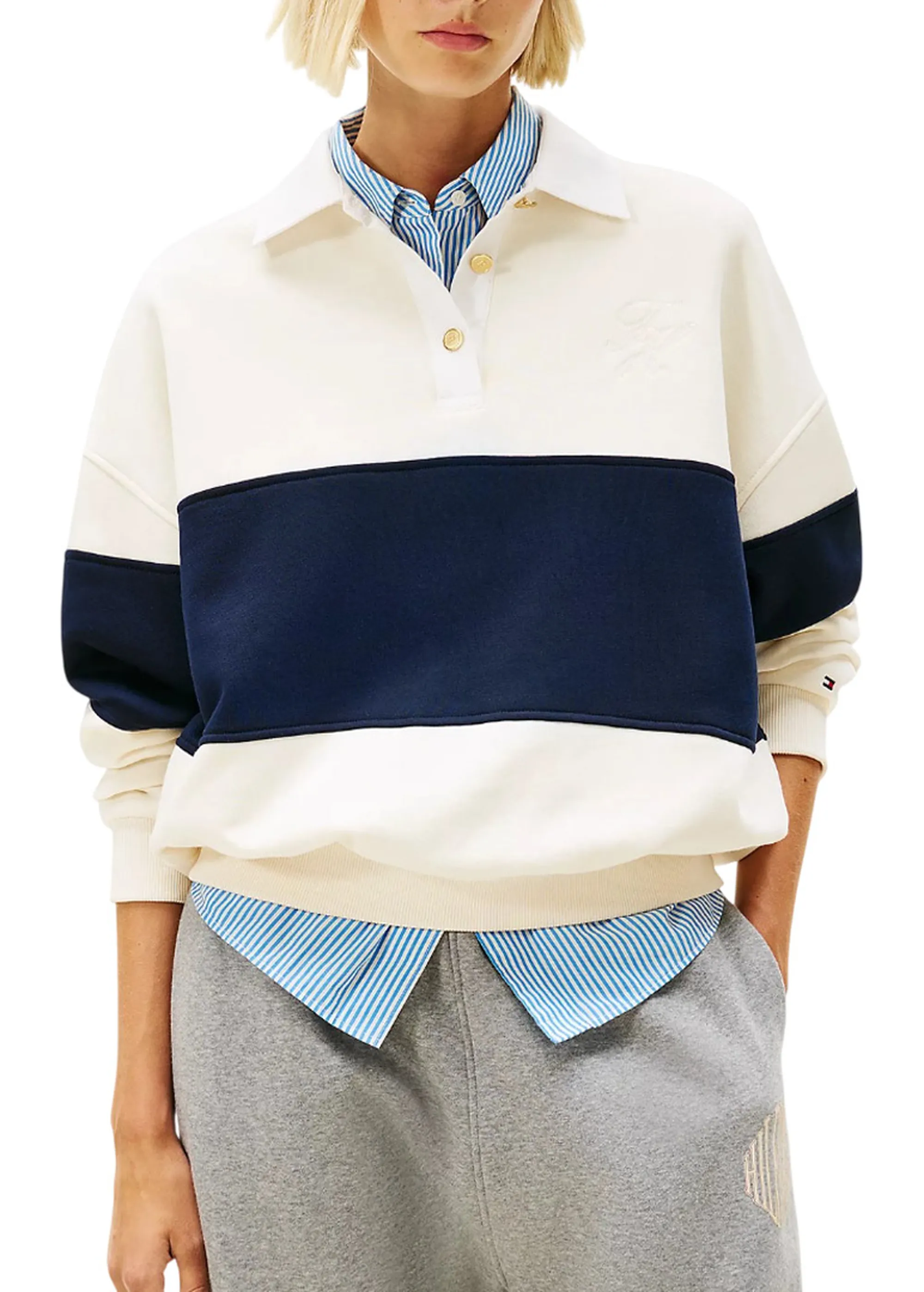 Tommy Hilfiger Polo Crema Ww0Ww48785 170372