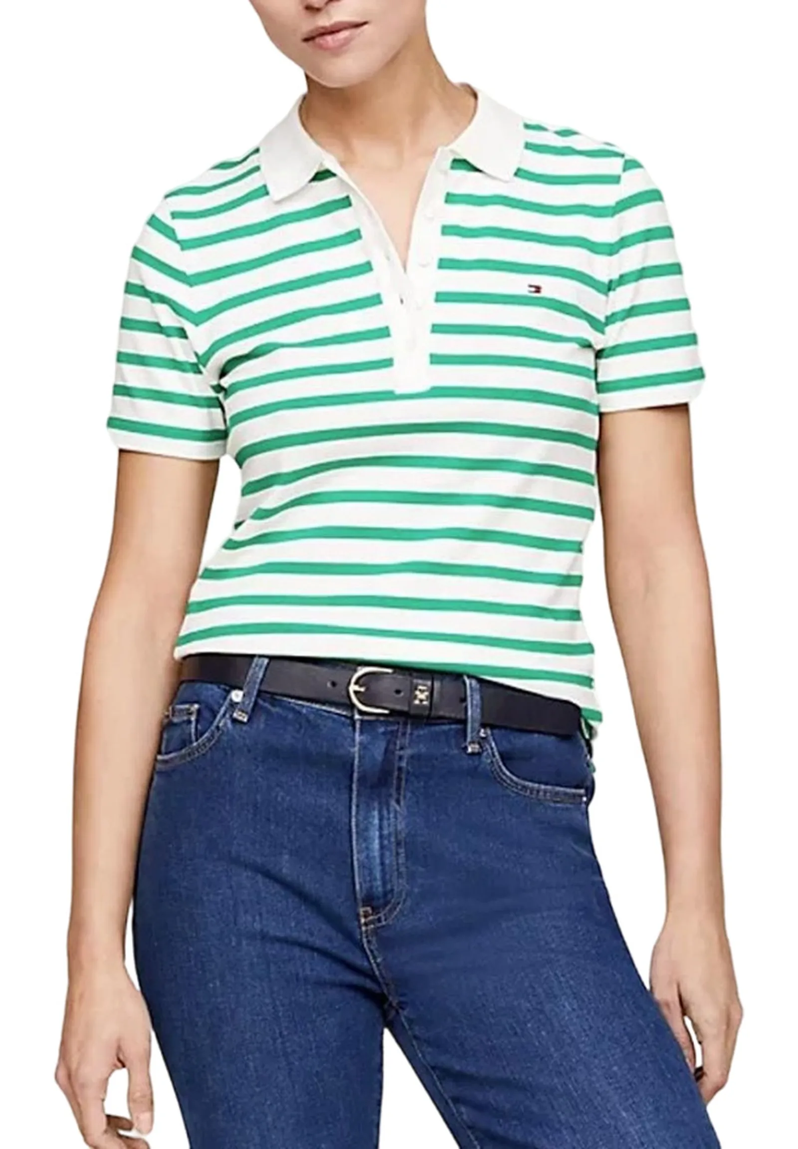 Tommy Hilfiger Polo Verde Ww0Ww39531 116104