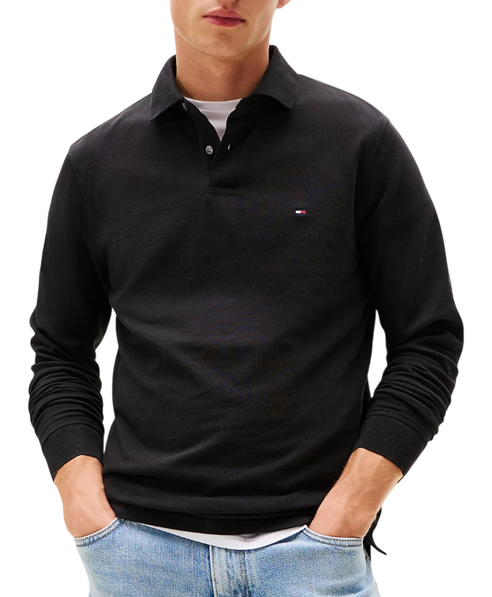 Tommy Hilfiger Polo 1985 Nero Mw0Mw20183 155852