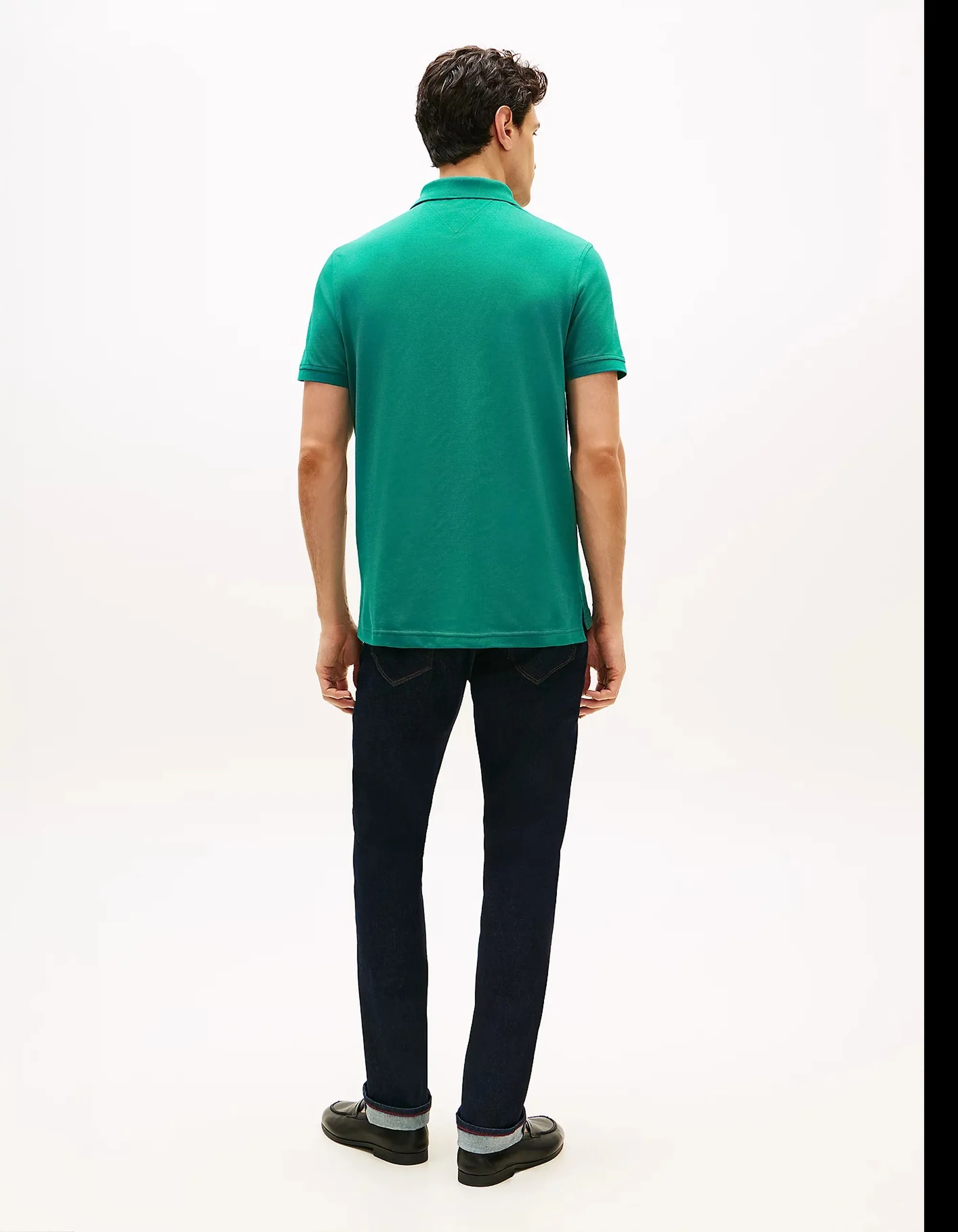 Tommy Hilfiger Polo Essential 1985 Th Flex Verde Chiaro Mw0Mw17770 169864