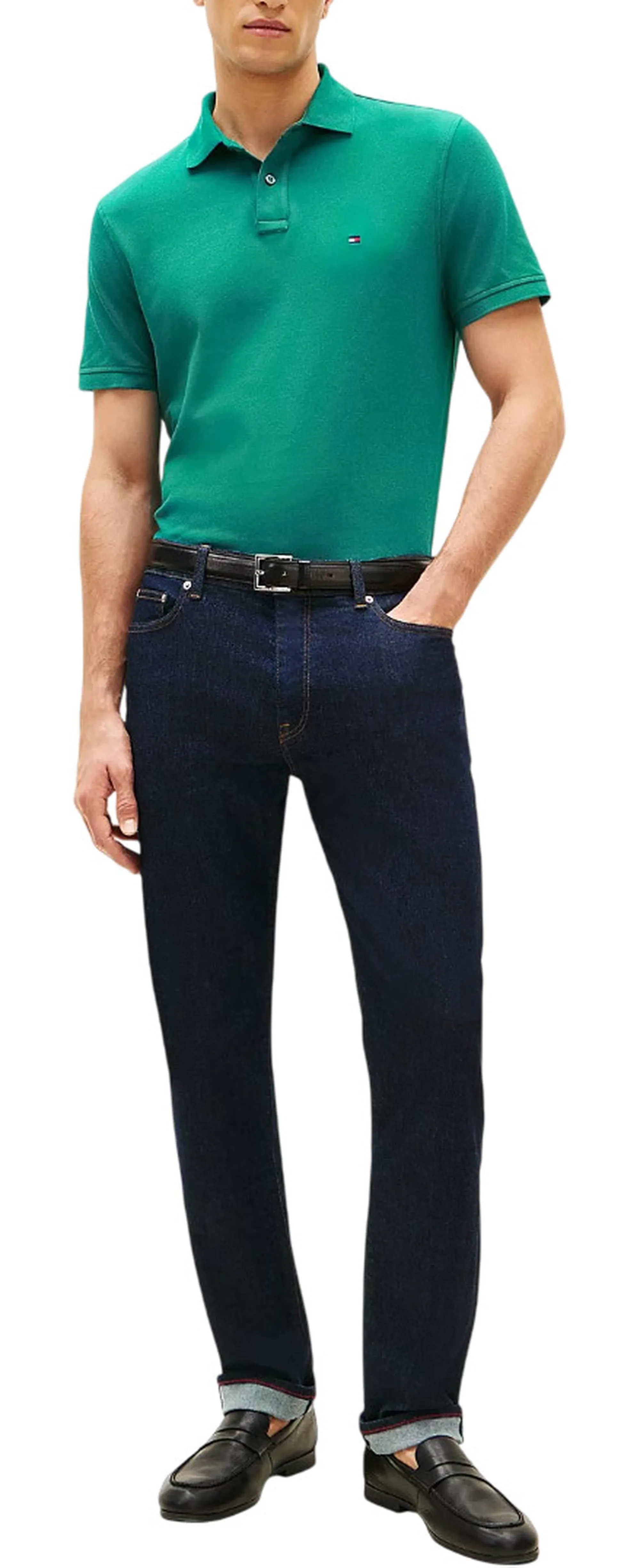 Tommy Hilfiger B'Polo Essential 1985 Th Flex' Light Green Mw0Mw17770 170942