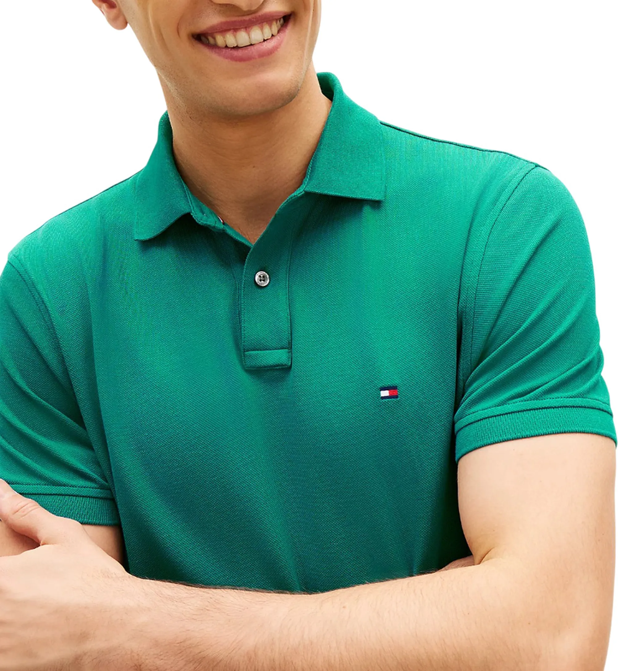 Tommy Hilfiger B'Polo Essential 1985 Th Flex' Light Green Mw0Mw17770 170943