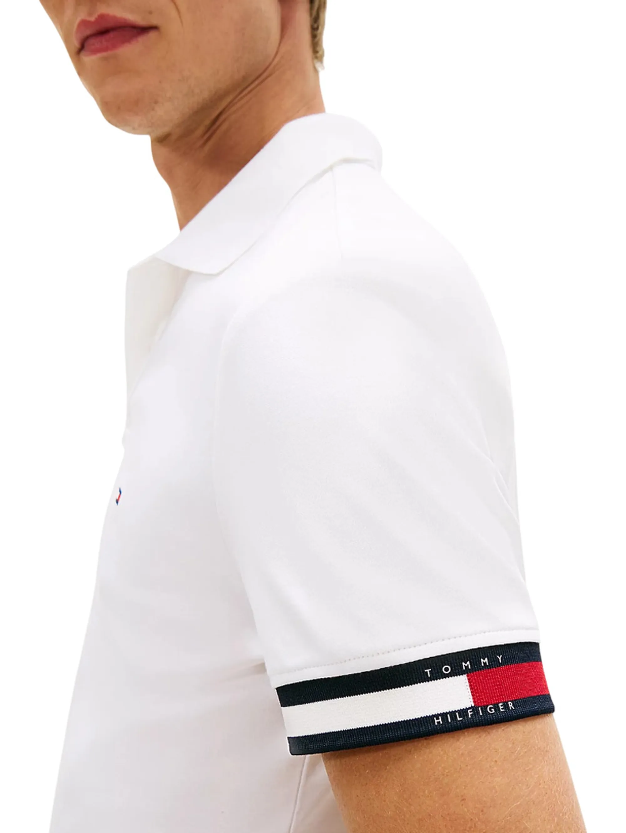 Tommy Hilfiger Polo Interlock Bianco Mw0Mw42743 169804