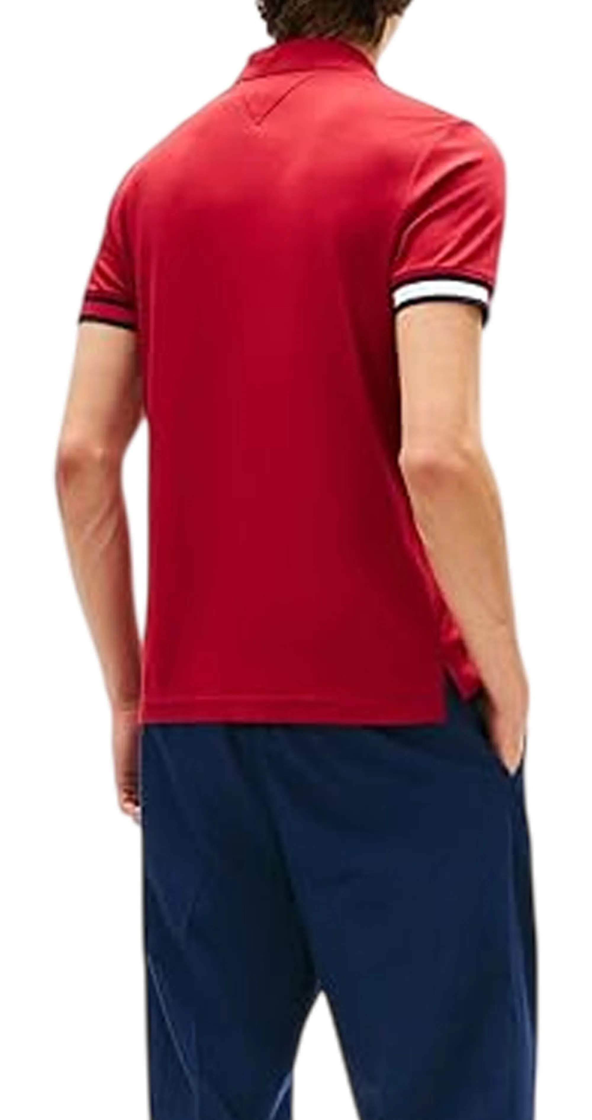 Tommy Hilfiger Polo Interlock Rosso Mw0Mw42743 169806
