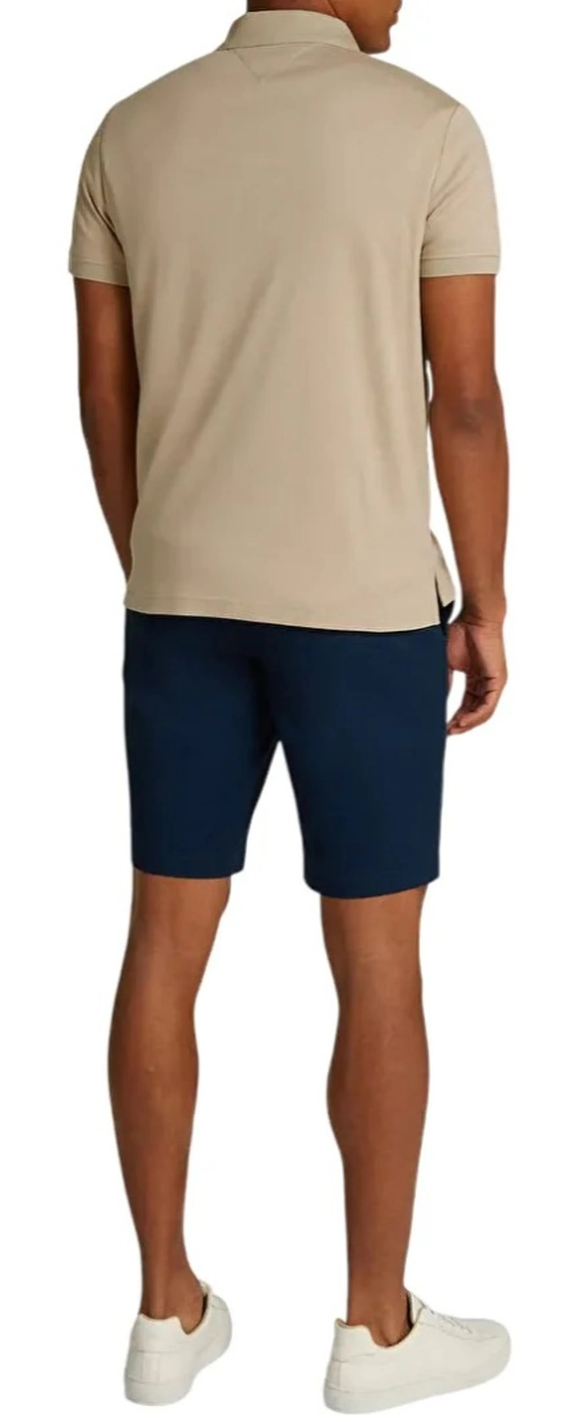 Tommy Hilfiger Polo Interlock Sabbia Mw0Mw38465 152670