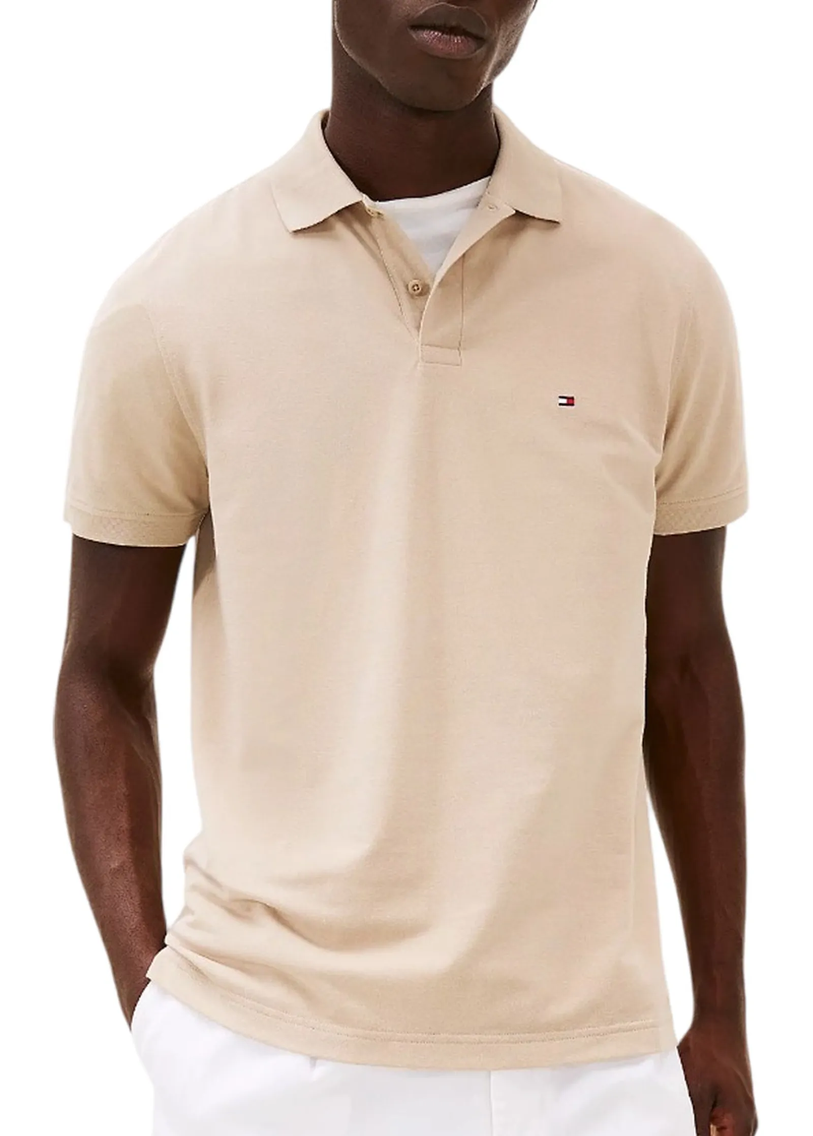 Tommy Hilfiger Polo Performance Sabbia Mw0Mw37309 144681