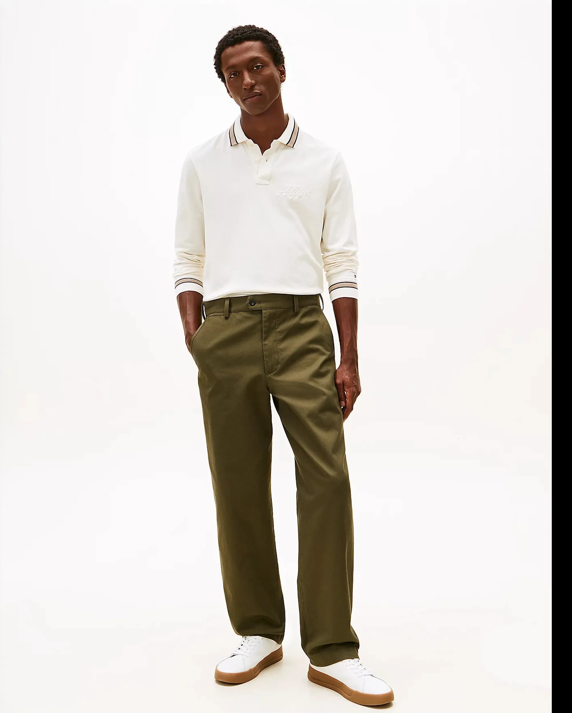 Tommy Hilfiger B'Regular Polo Shirt' Ivory Mw0Mw41623 169616