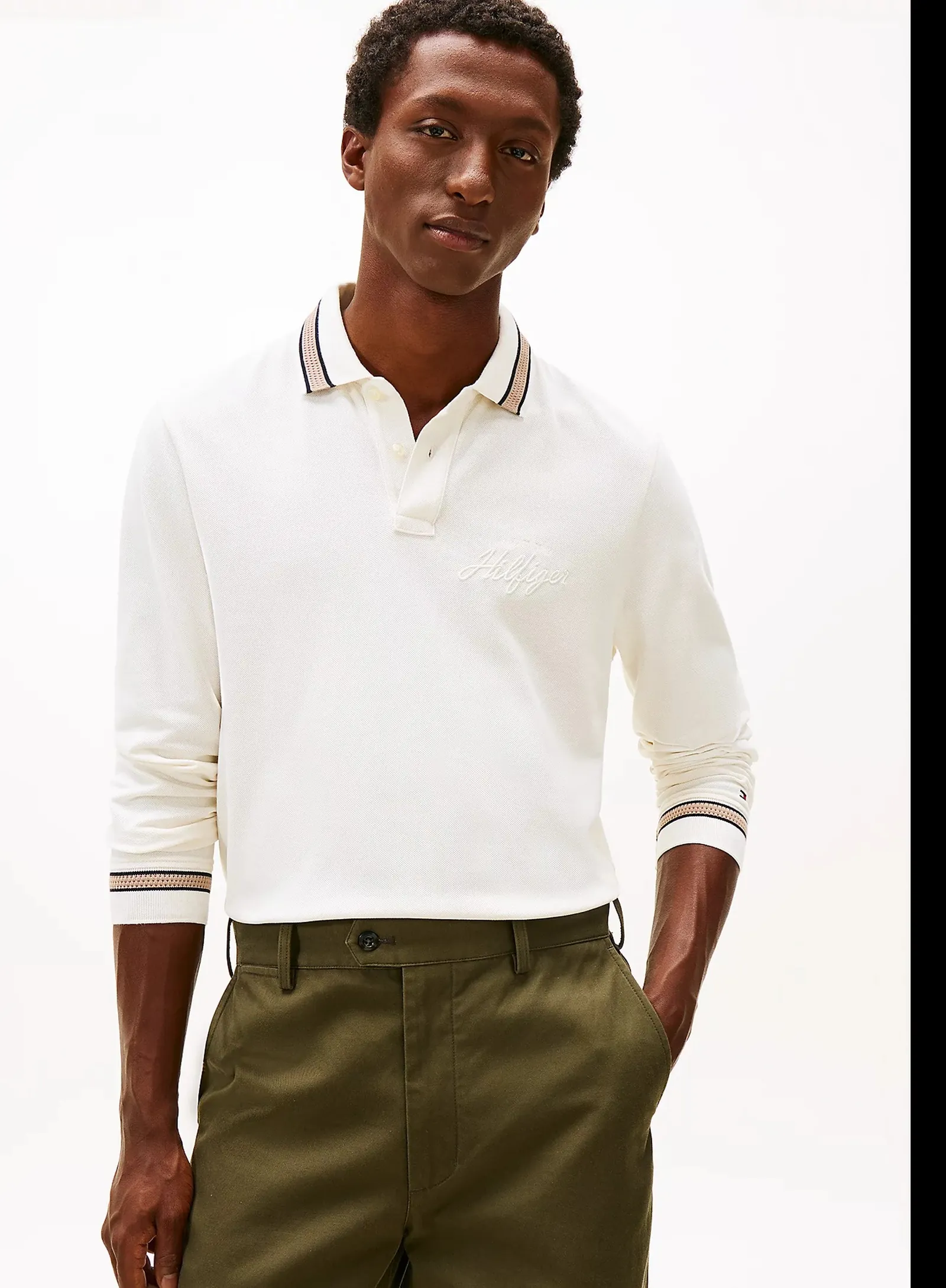 Tommy Hilfiger Polo Regular Avorio Mw0Mw41623 169618