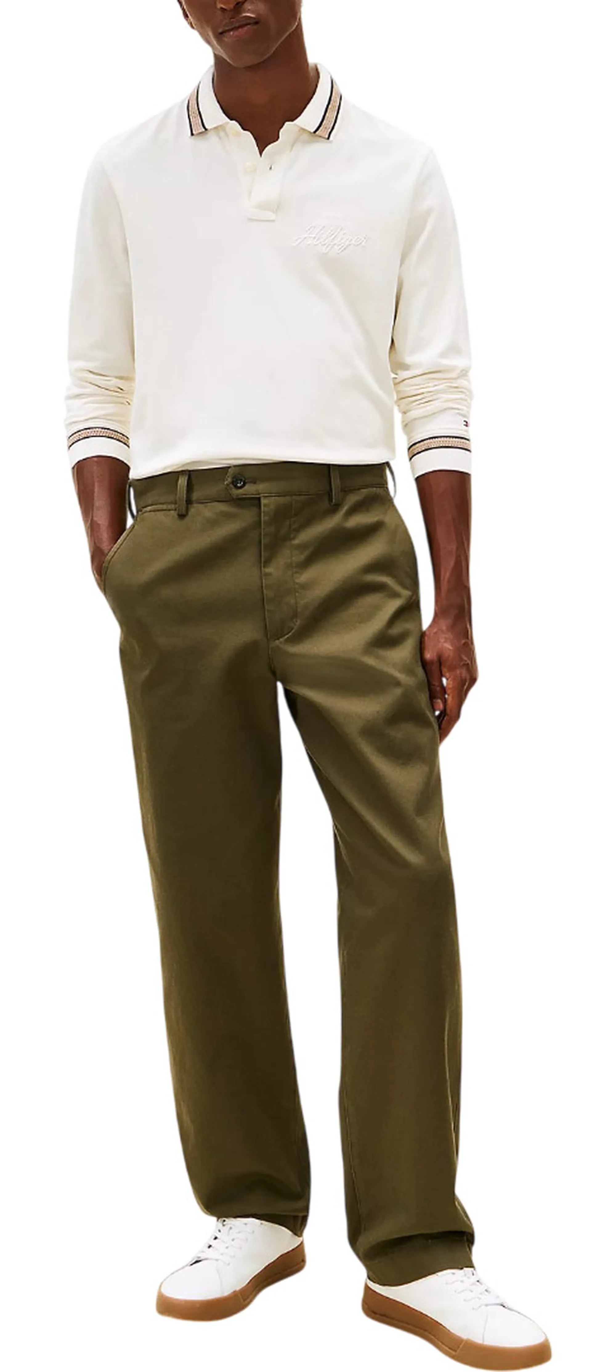 Tommy Hilfiger B'Regular Polo Shirt' Ivory Mw0Mw41623 170148