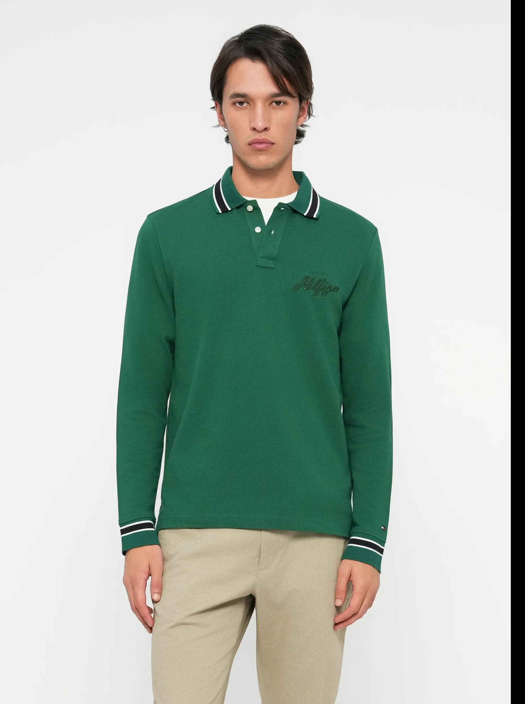 Tommy Hilfiger Polo Regular Verde Mw0Mw41623 169799