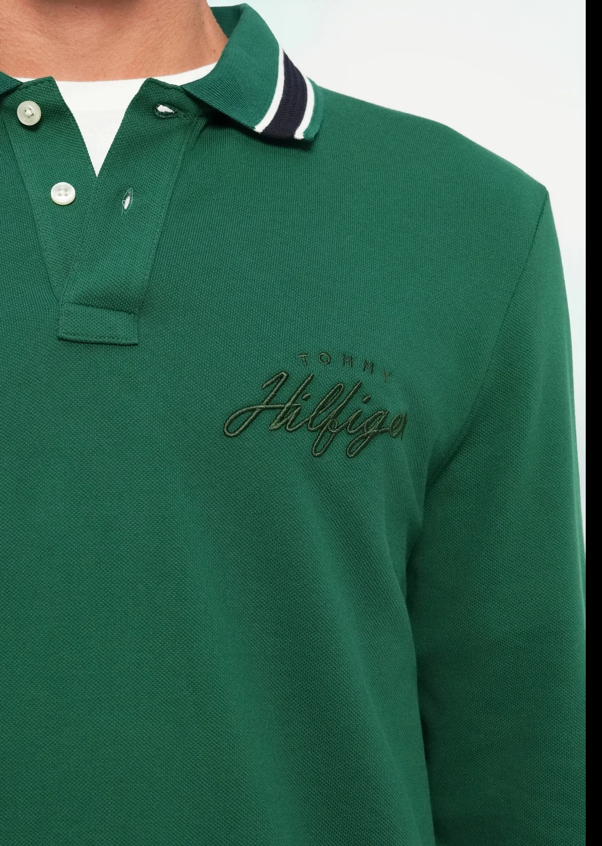 Tommy Hilfiger Polo Regular Verde Mw0Mw41623 169801