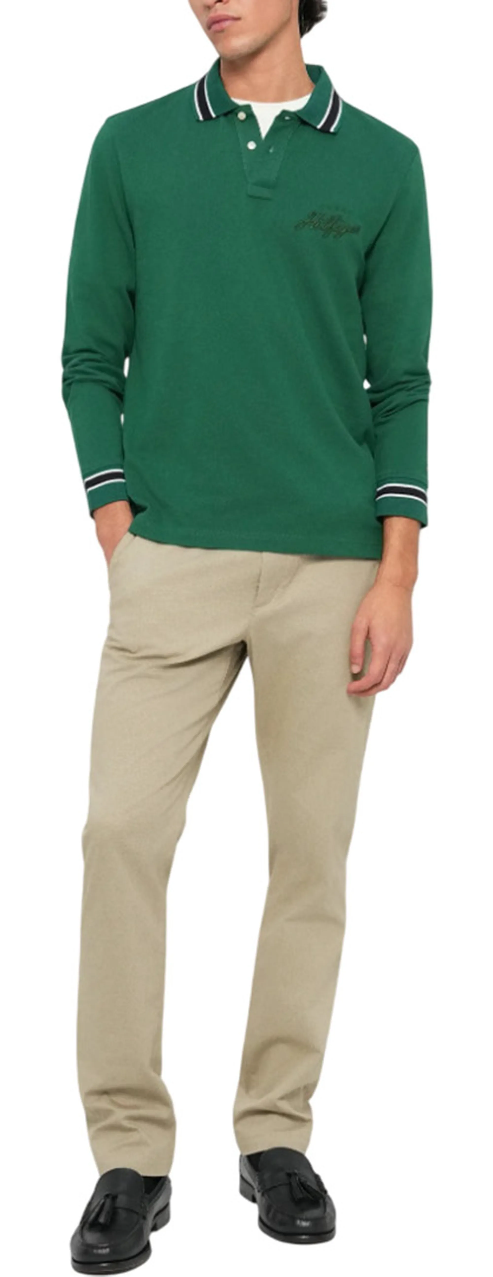 Tommy Hilfiger B'Regular Polo Shirt' Green Mw0Mw41623 170124