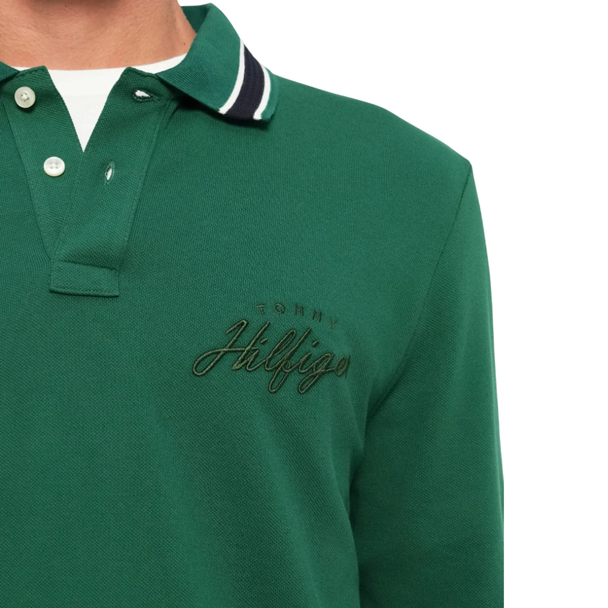 Tommy Hilfiger B'Regular Polo Shirt' Green Mw0Mw41623 170133
