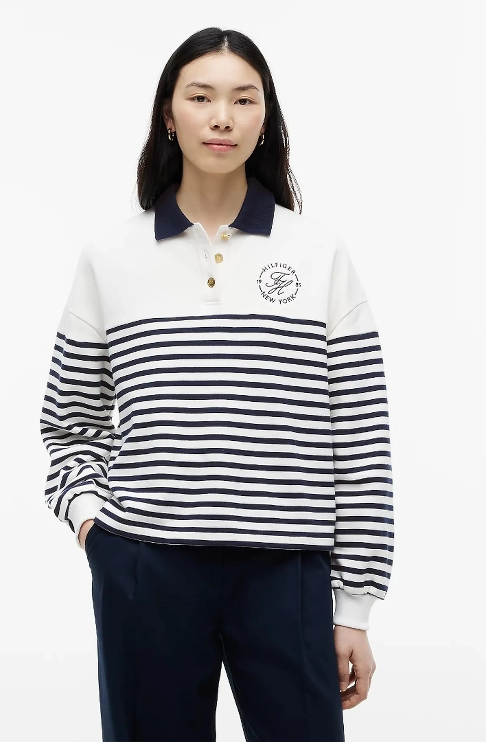 Tommy Hilfiger Polo Relaxed Fit Avorio Ww0Ww50036 184250