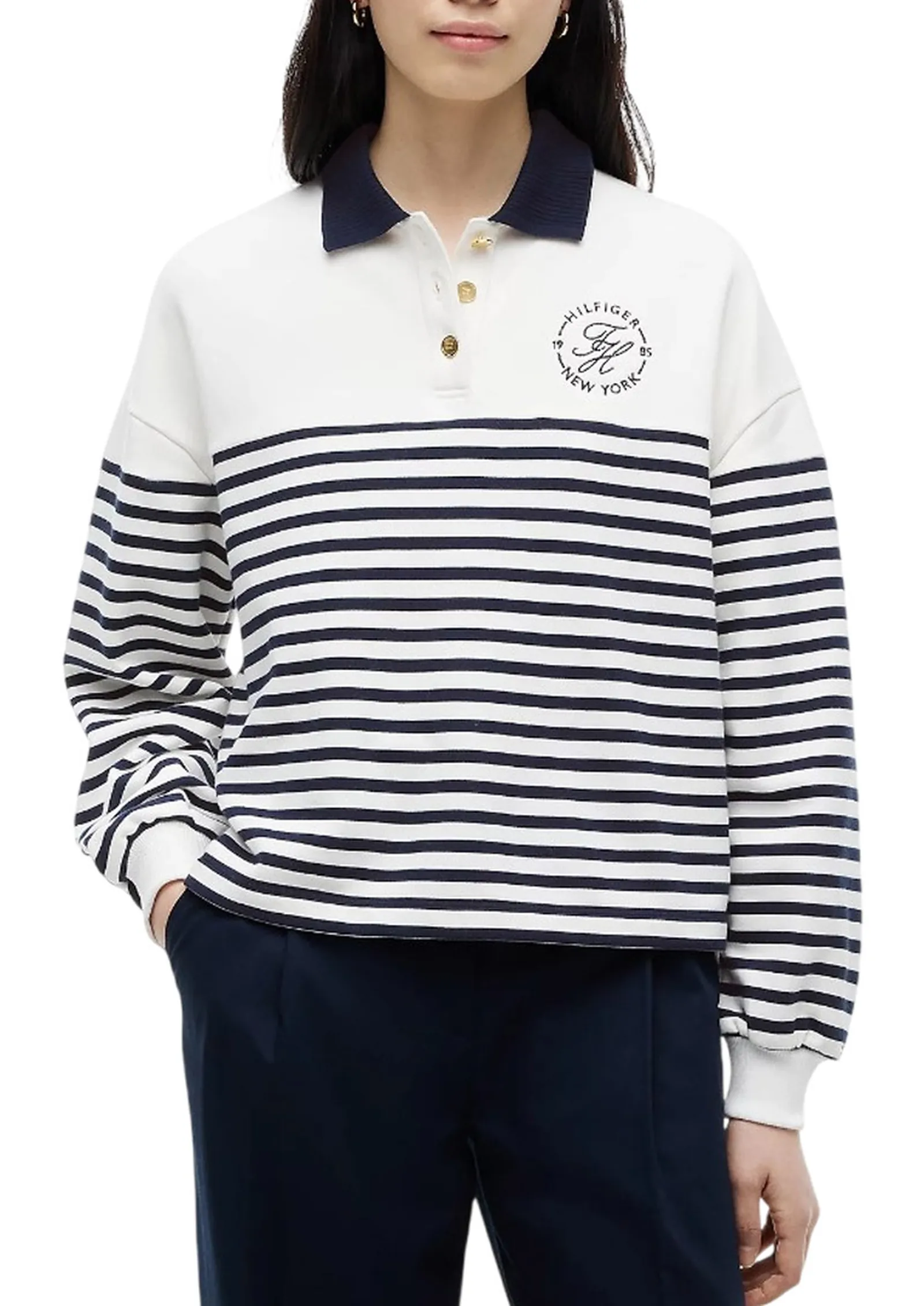Tommy Hilfiger Polo Relaxed Fit Avorio Ww0Ww50036 184900