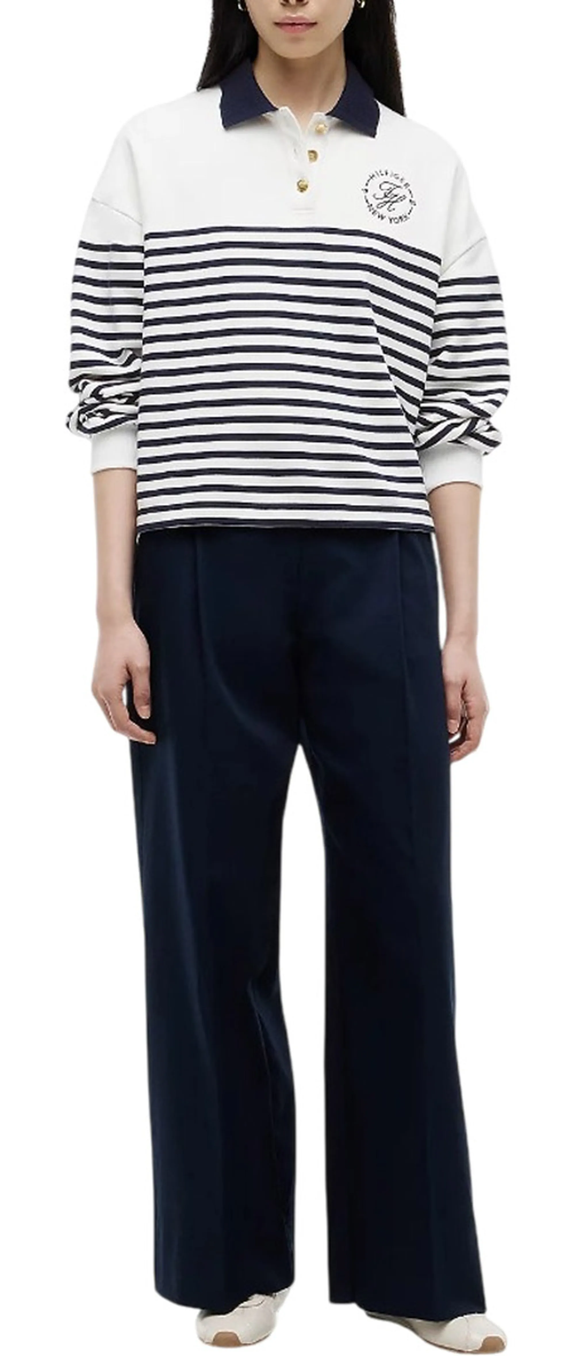 Tommy Hilfiger Polo Relaxed Fit Avorio Ww0Ww50036 184907