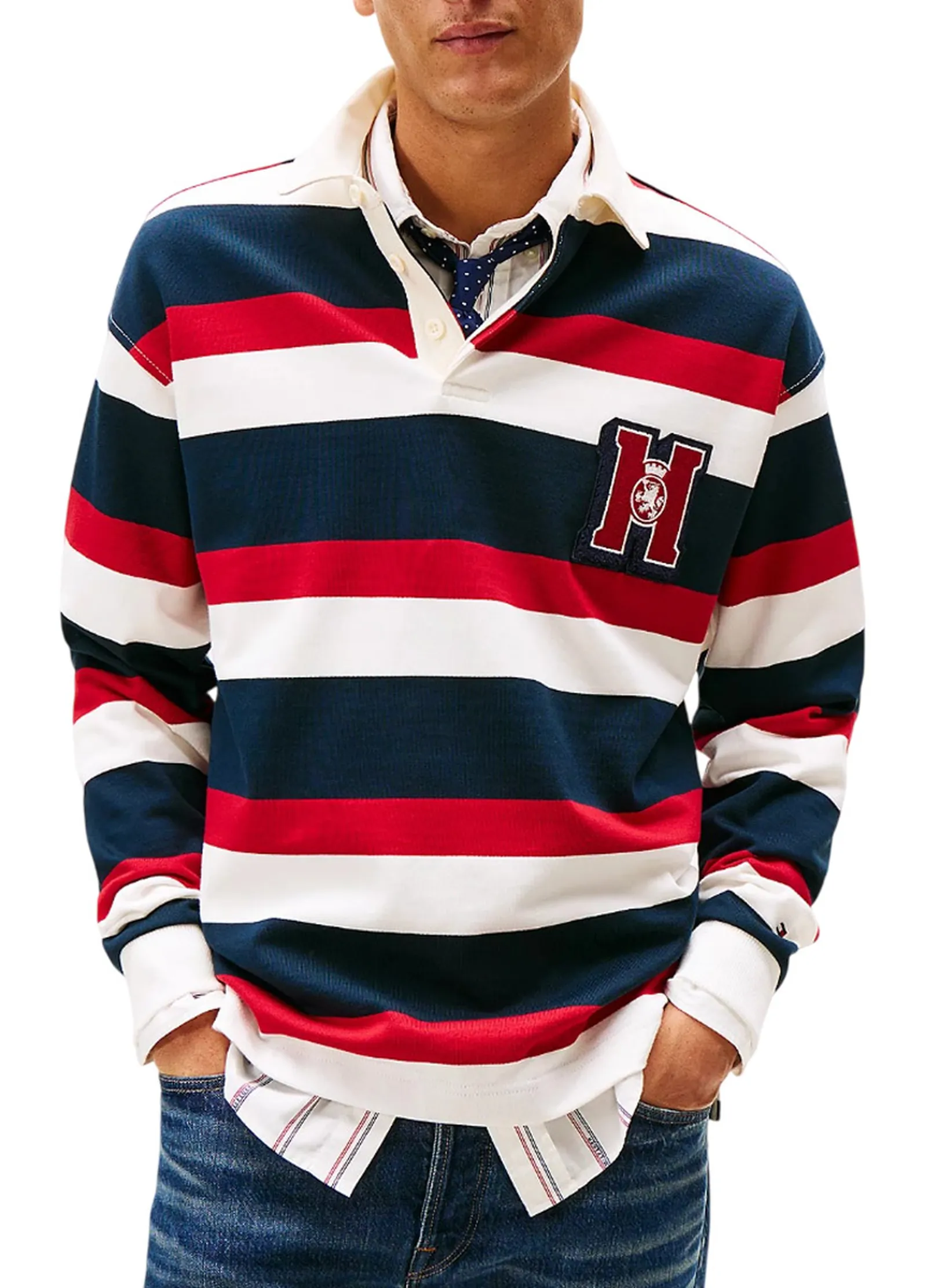 Tommy Hilfiger Polo Rugby Multicolore Mw0Mw42612 169829