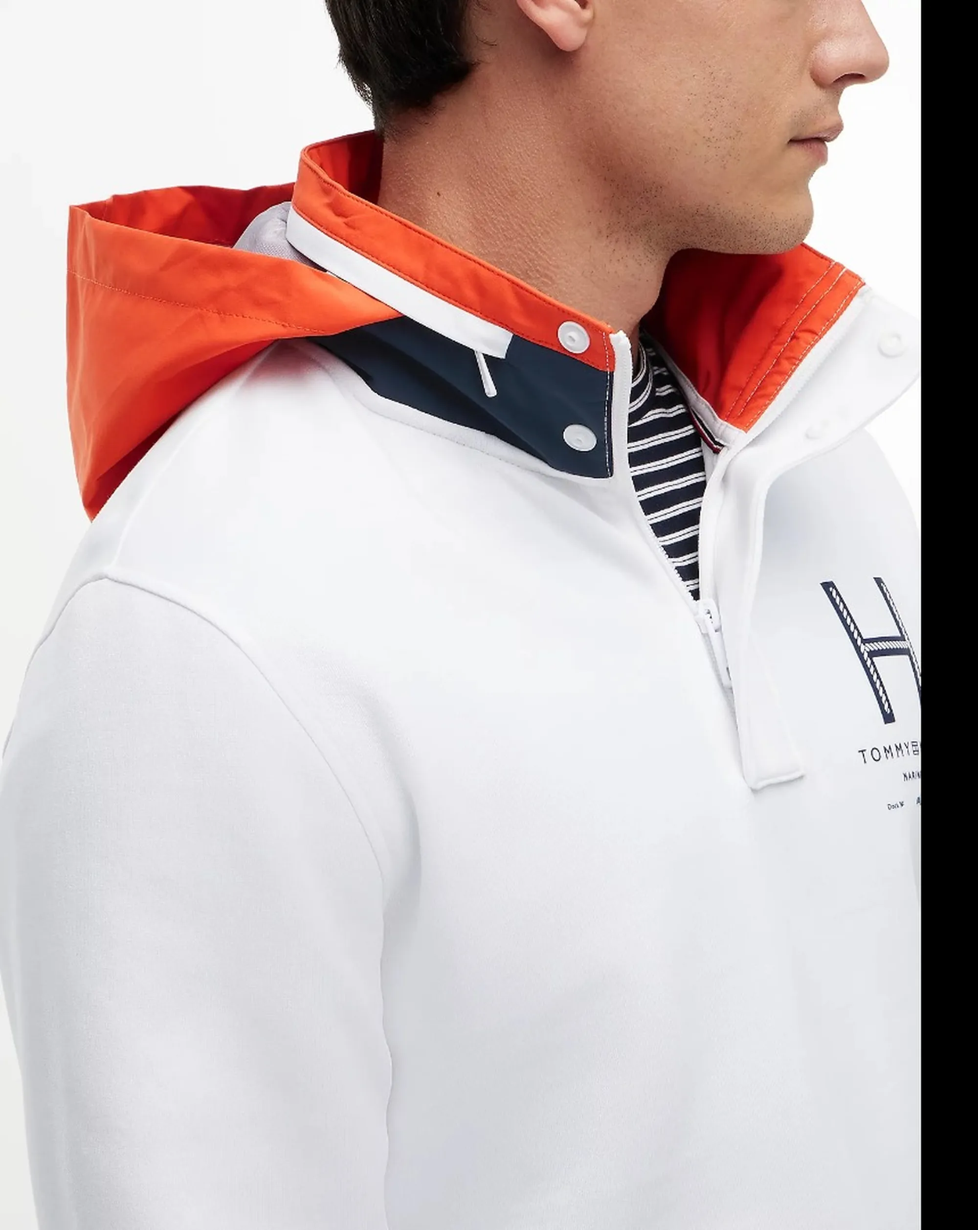 Tommy Hilfiger B'Sail Mix Media Polo' White Mw0Mw43193 184390