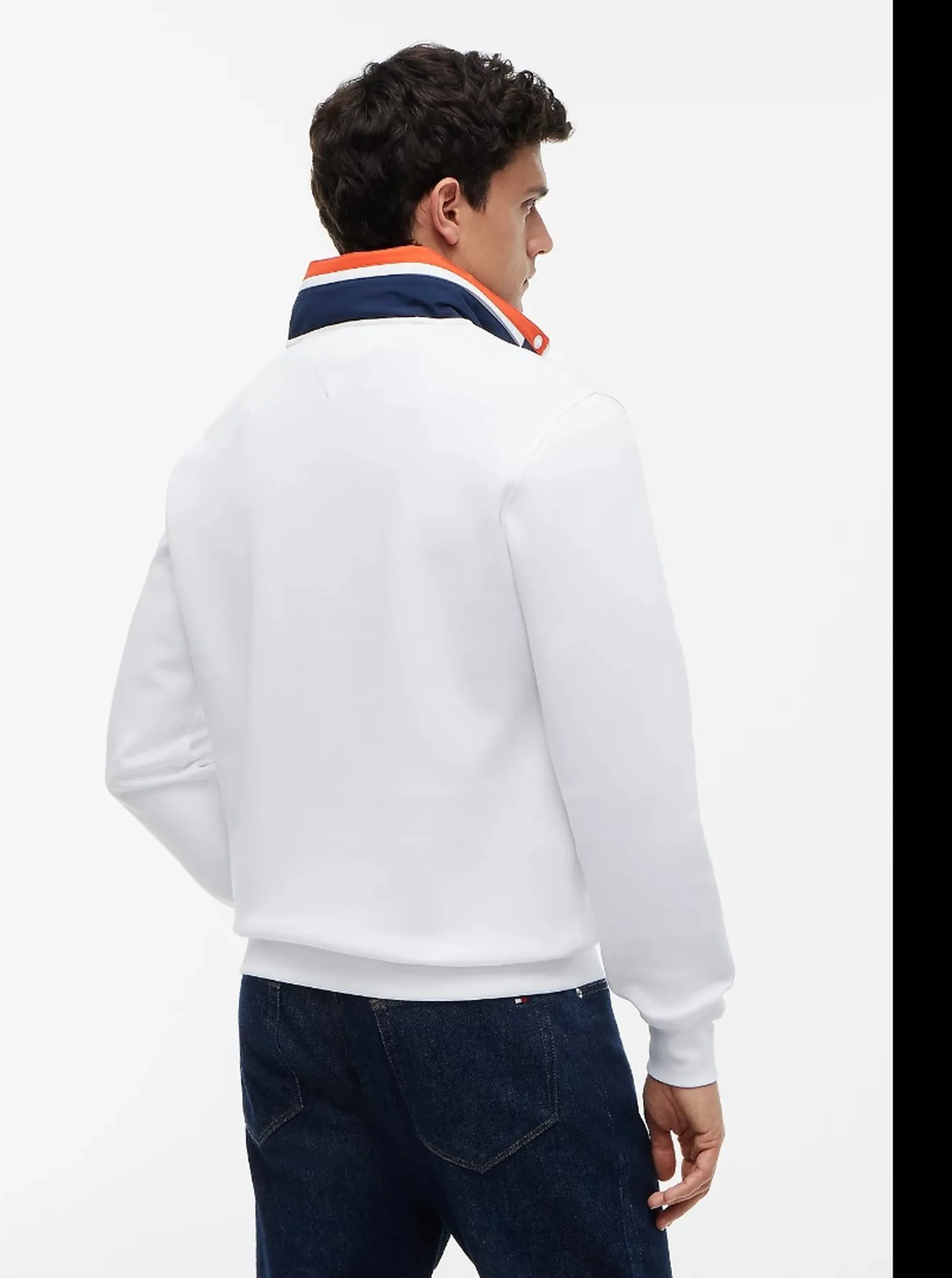 Tommy Hilfiger B'Sail Mix Media Polo' White Mw0Mw43193 184391