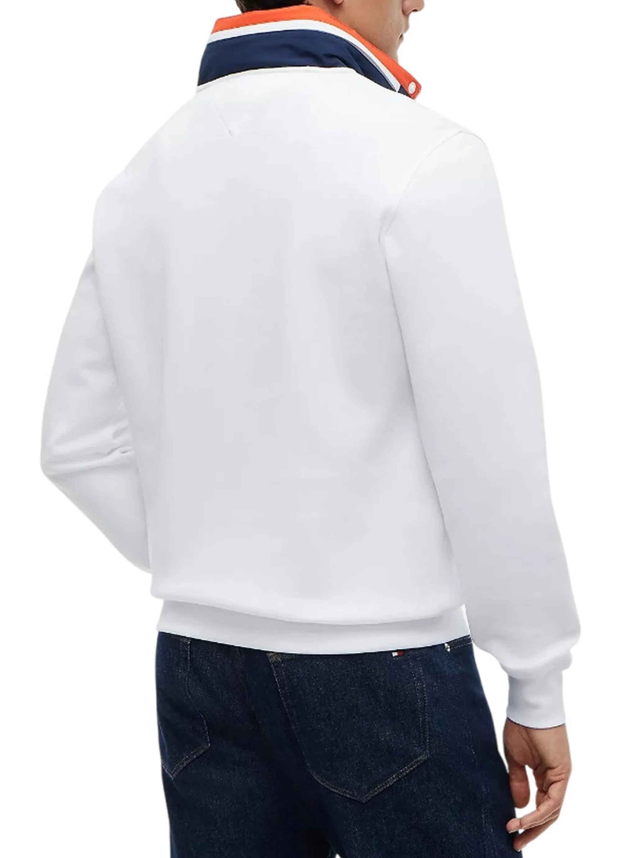 Tommy Hilfiger Polo Sail Mix Media Bianco Mw0Mw43193 184599