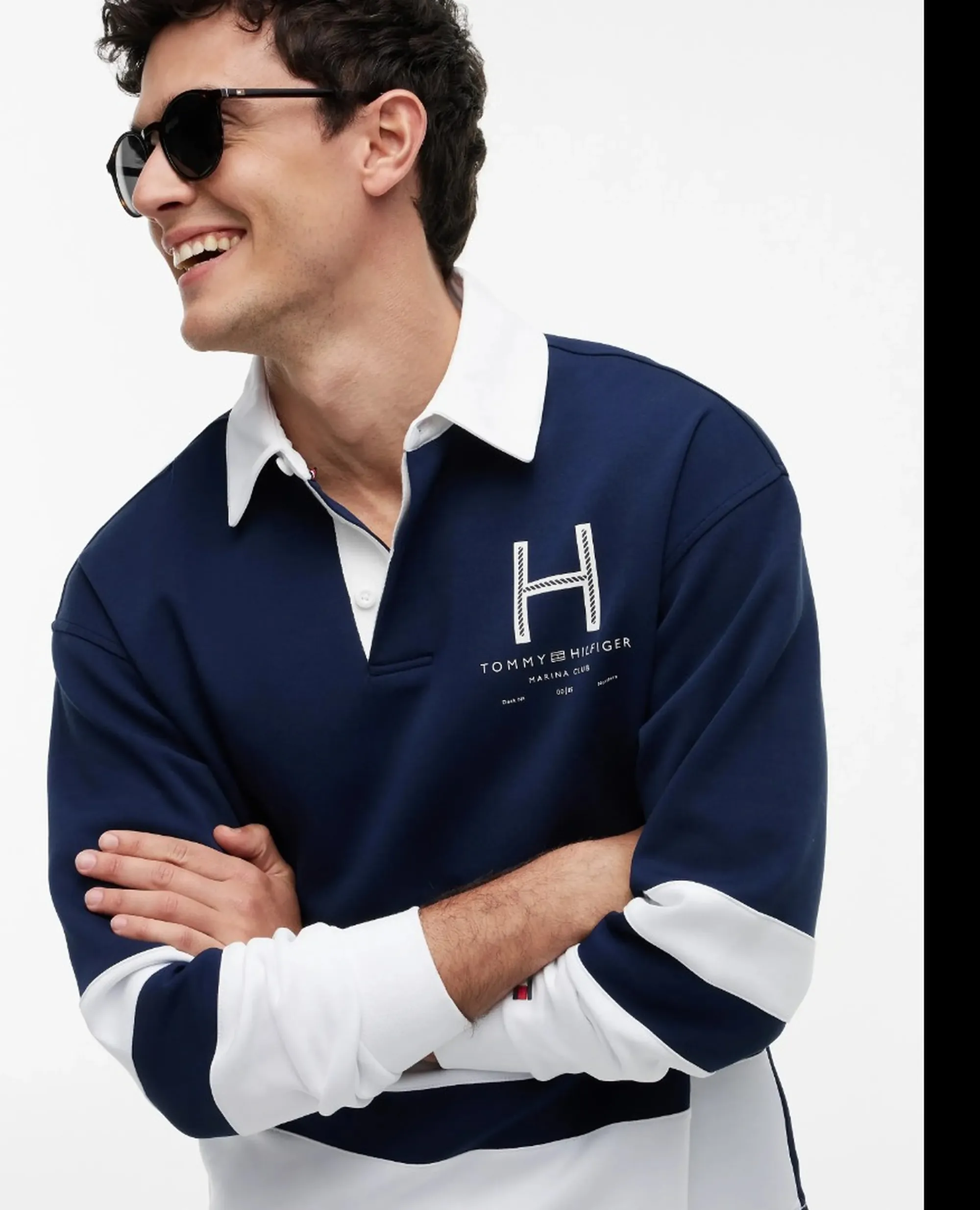 Tommy Hilfiger B'Sail Rugby Polo' Blu Mw0Mw43192 184387
