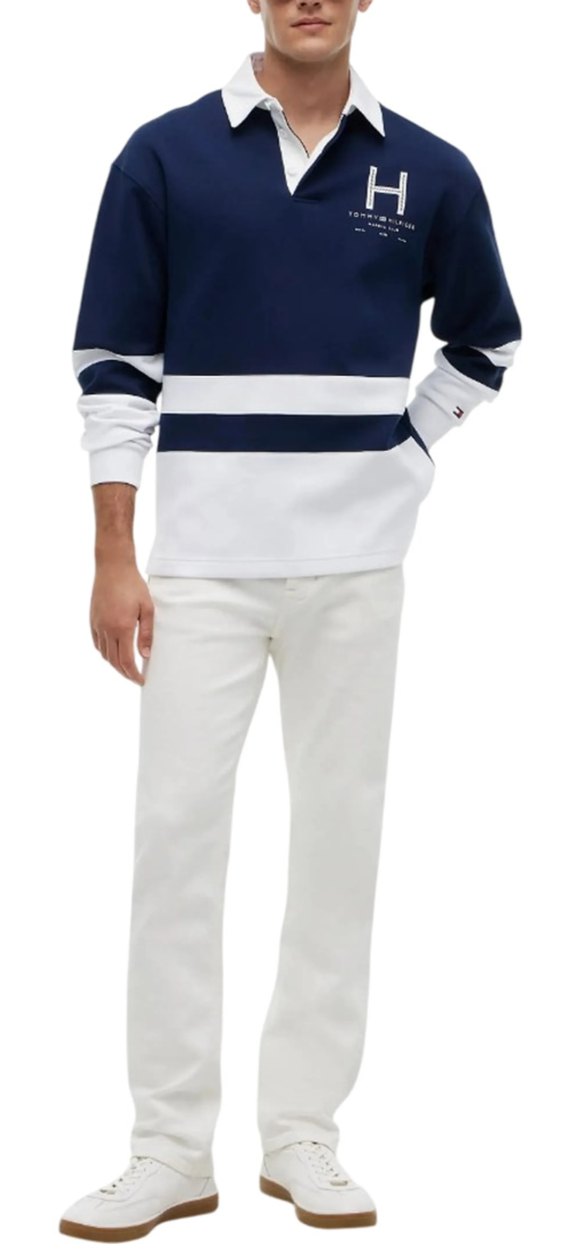 Tommy Hilfiger Polo Sail Rugby Blu Mw0Mw43192 184758