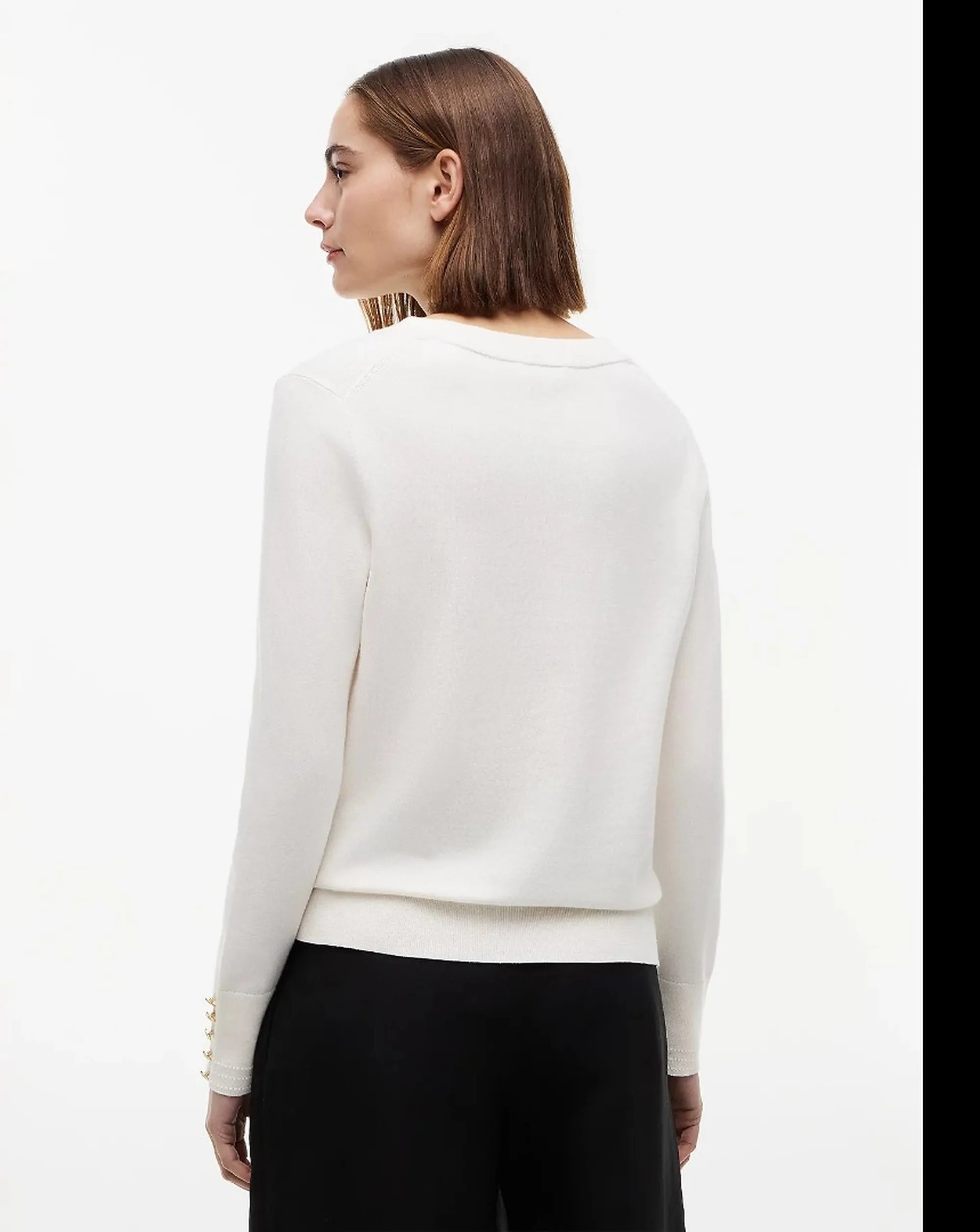 Tommy Hilfiger B'Sweater With Buttons' Ivory Ww0Ww40098 184220