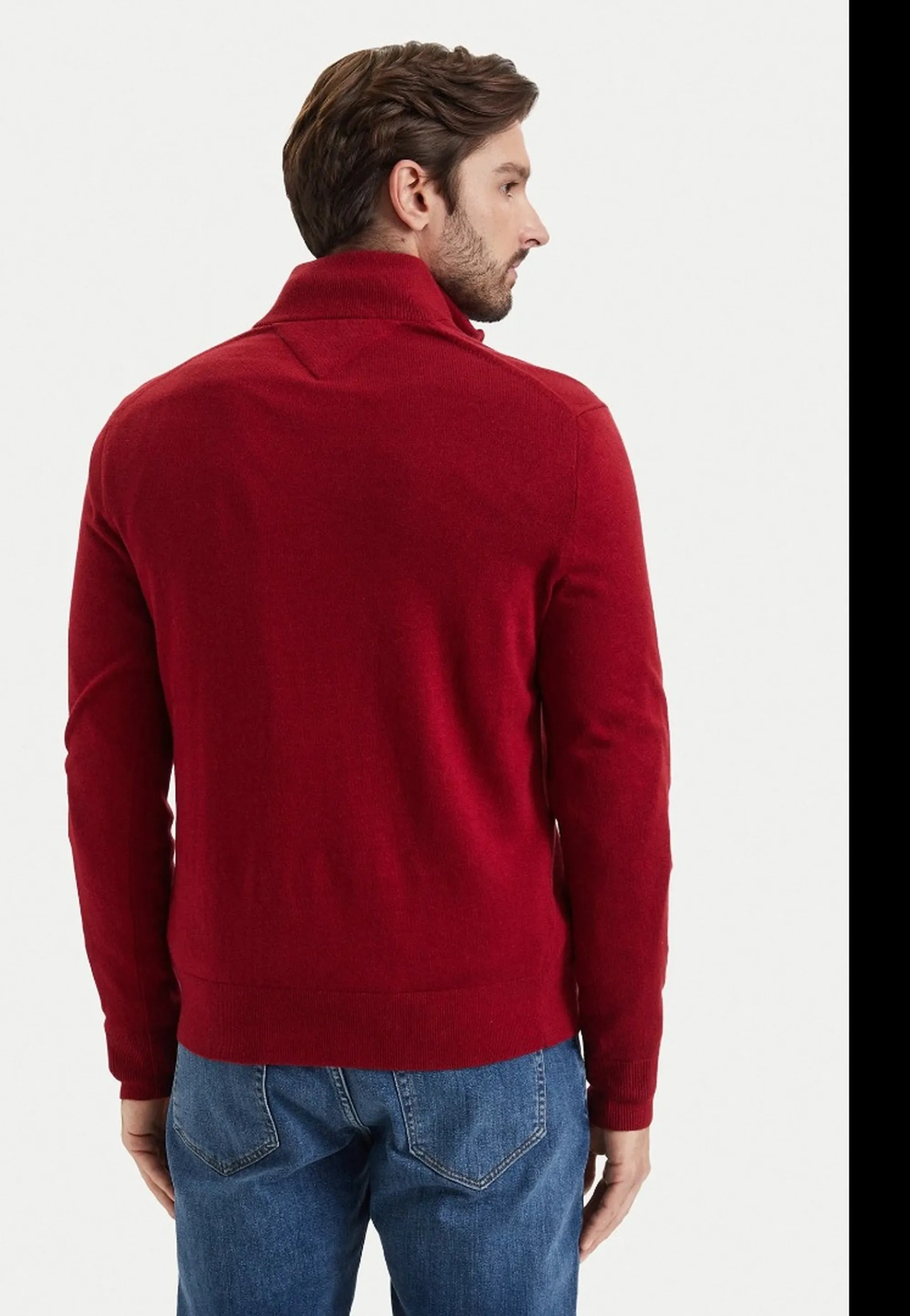 Tommy Hilfiger B'Sweater With Half Zip And Iconic Ribbon' Red Mw0Mw28049 184402