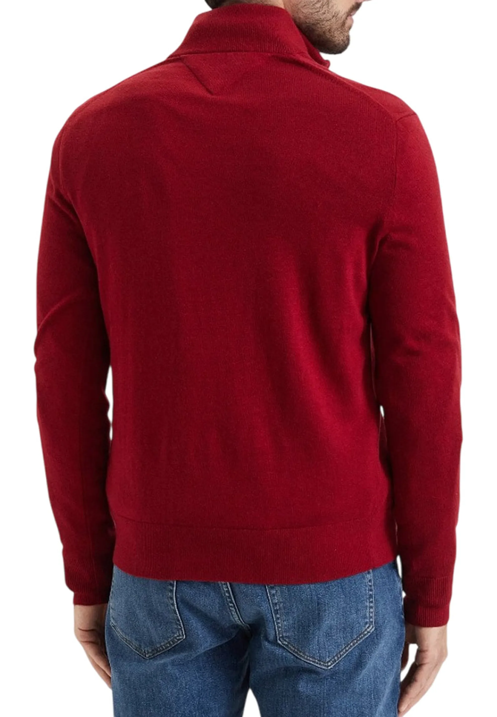 Tommy Hilfiger B'Sweater With Half Zip And Iconic Ribbon' Red Mw0Mw28049 185177