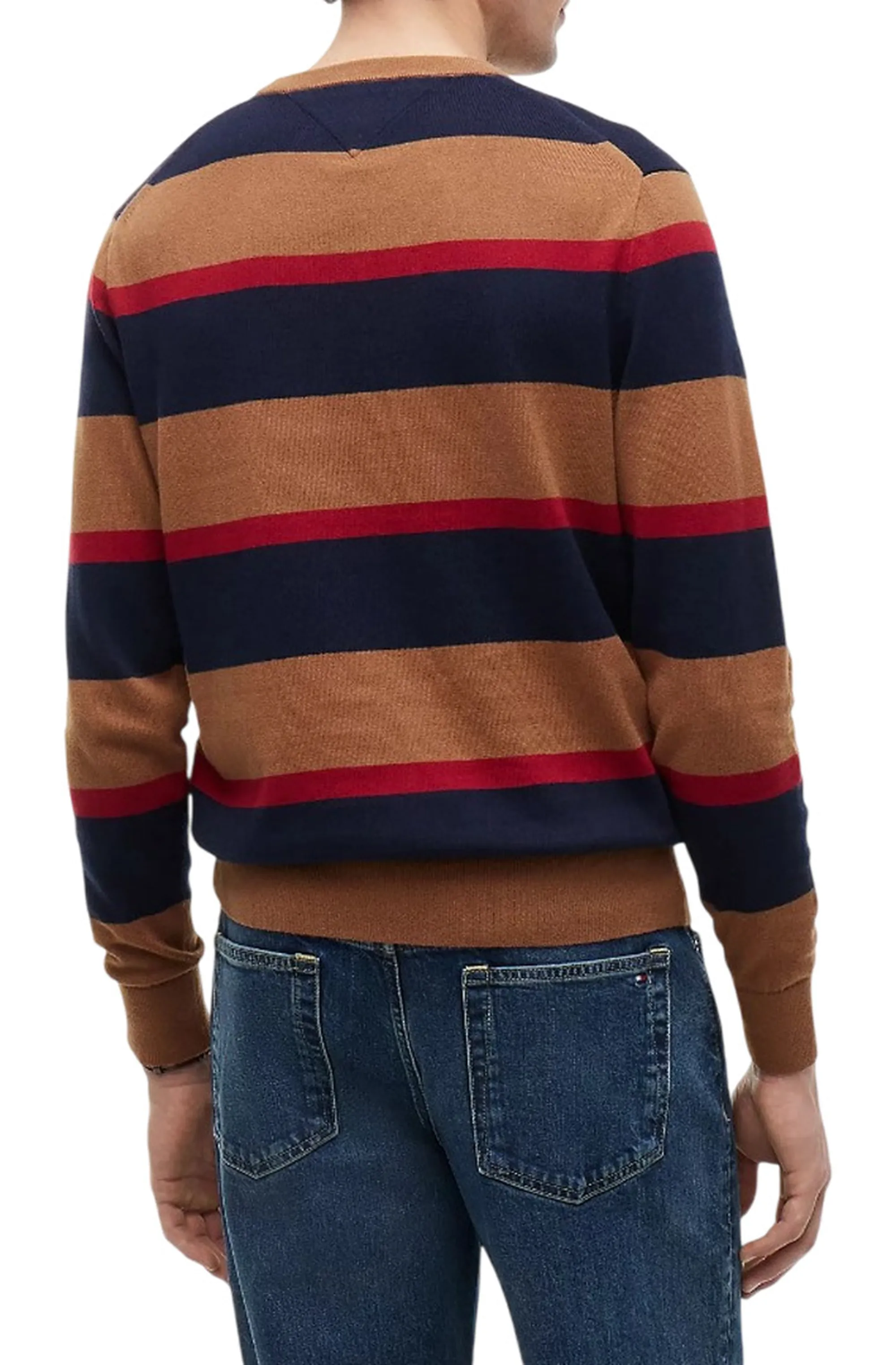 Tommy Hilfiger B'Pullover Th Monogram In Cotone E Cashmere' Multicolor Mw0Mw28046 185173