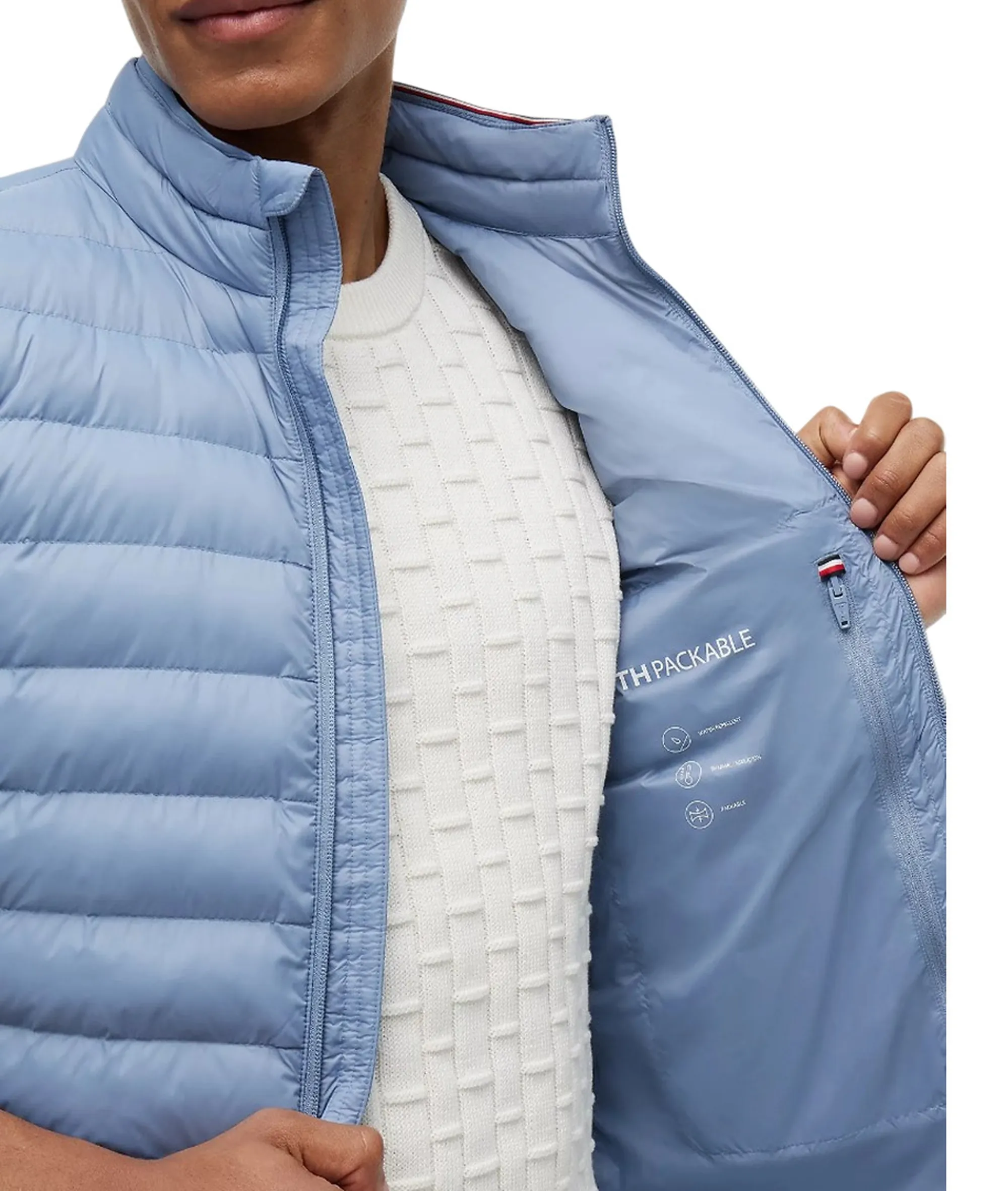 Tommy Hilfiger Smanicato Packable Carta Da Zucchero Mw0Mw37677 184732