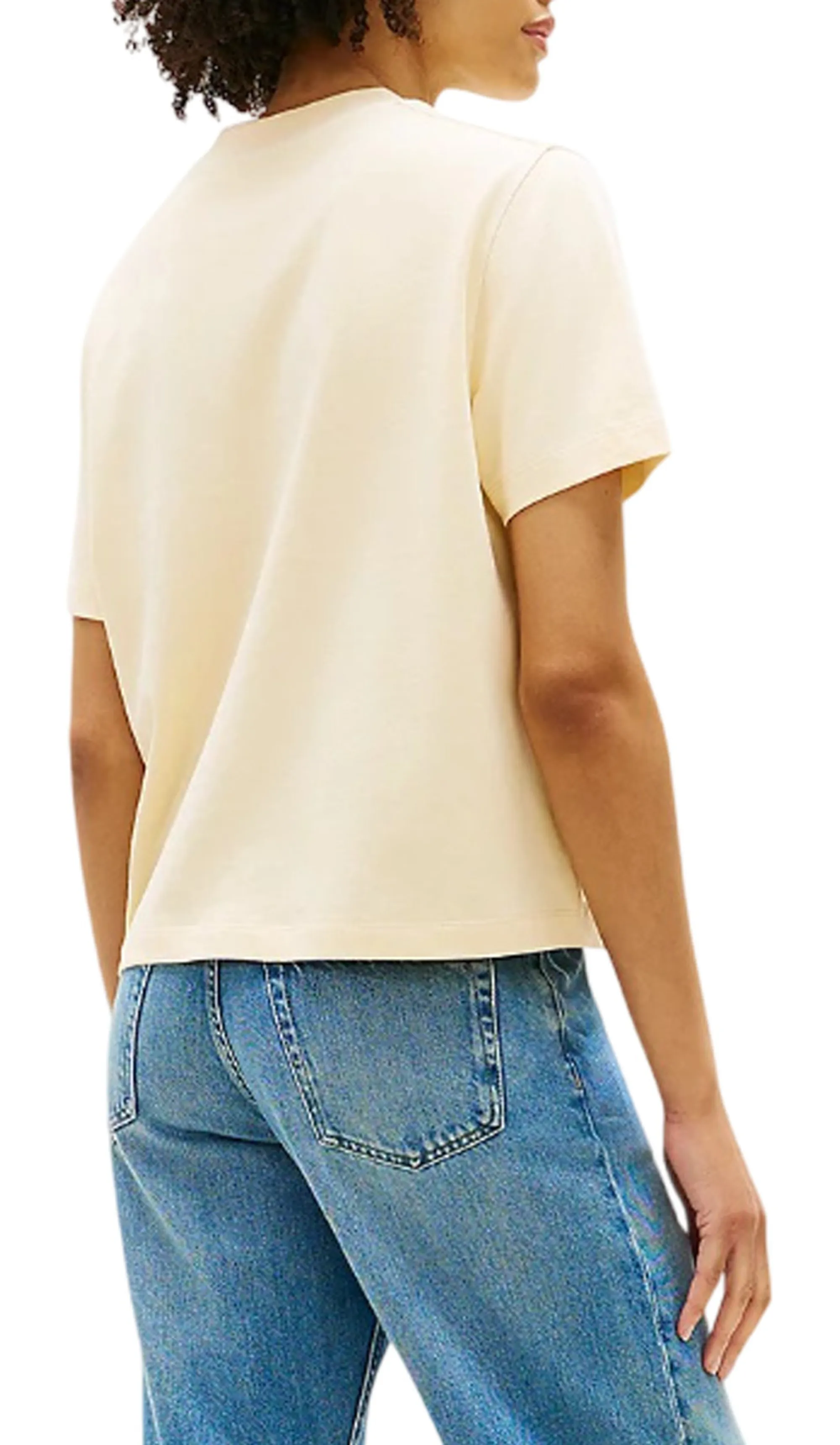 Tommy Hilfiger T-Shirt Avorio Ww0Ww48713 176964