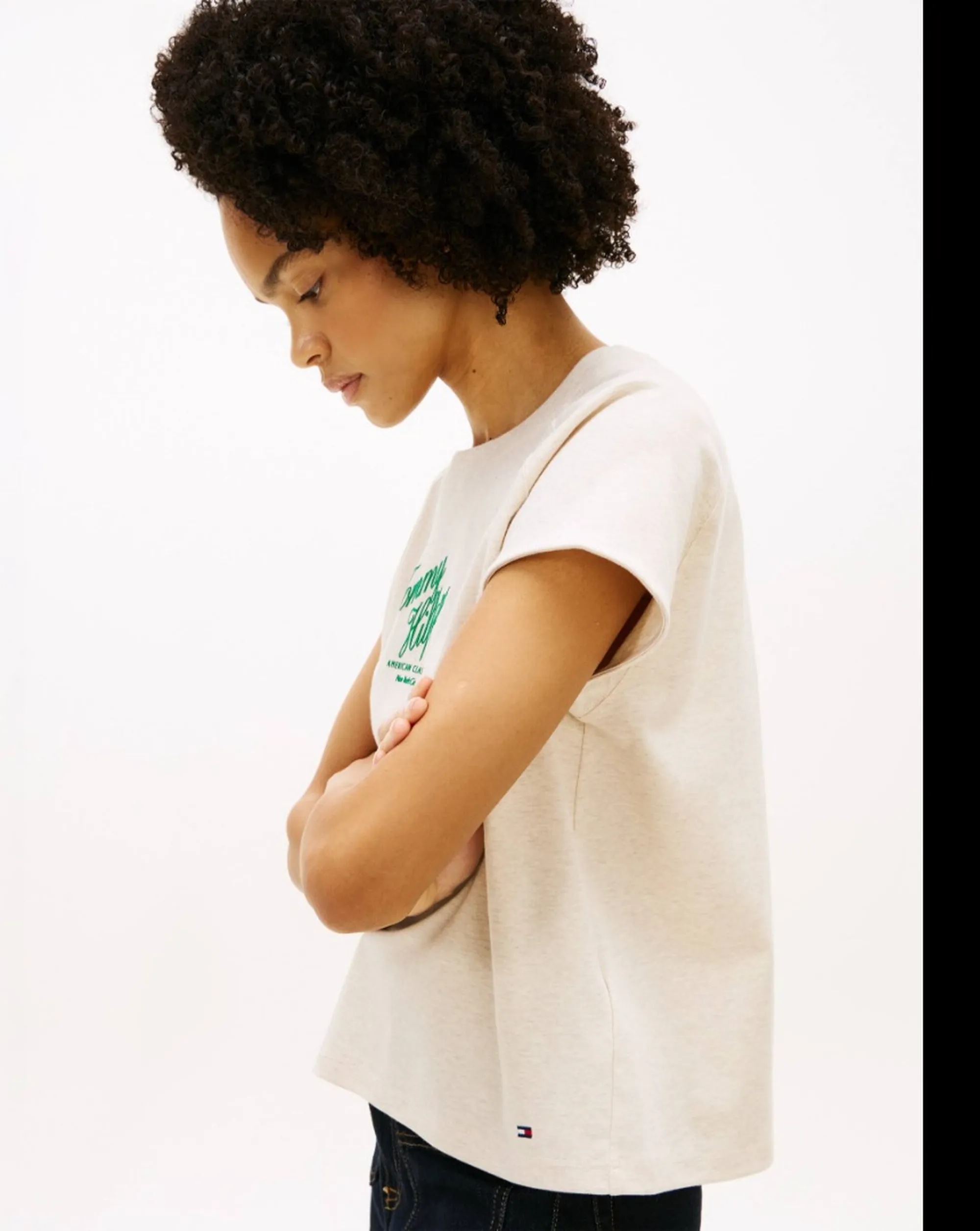 Tommy Hilfiger T-Shirt Beige Ww0Ww50787 182501