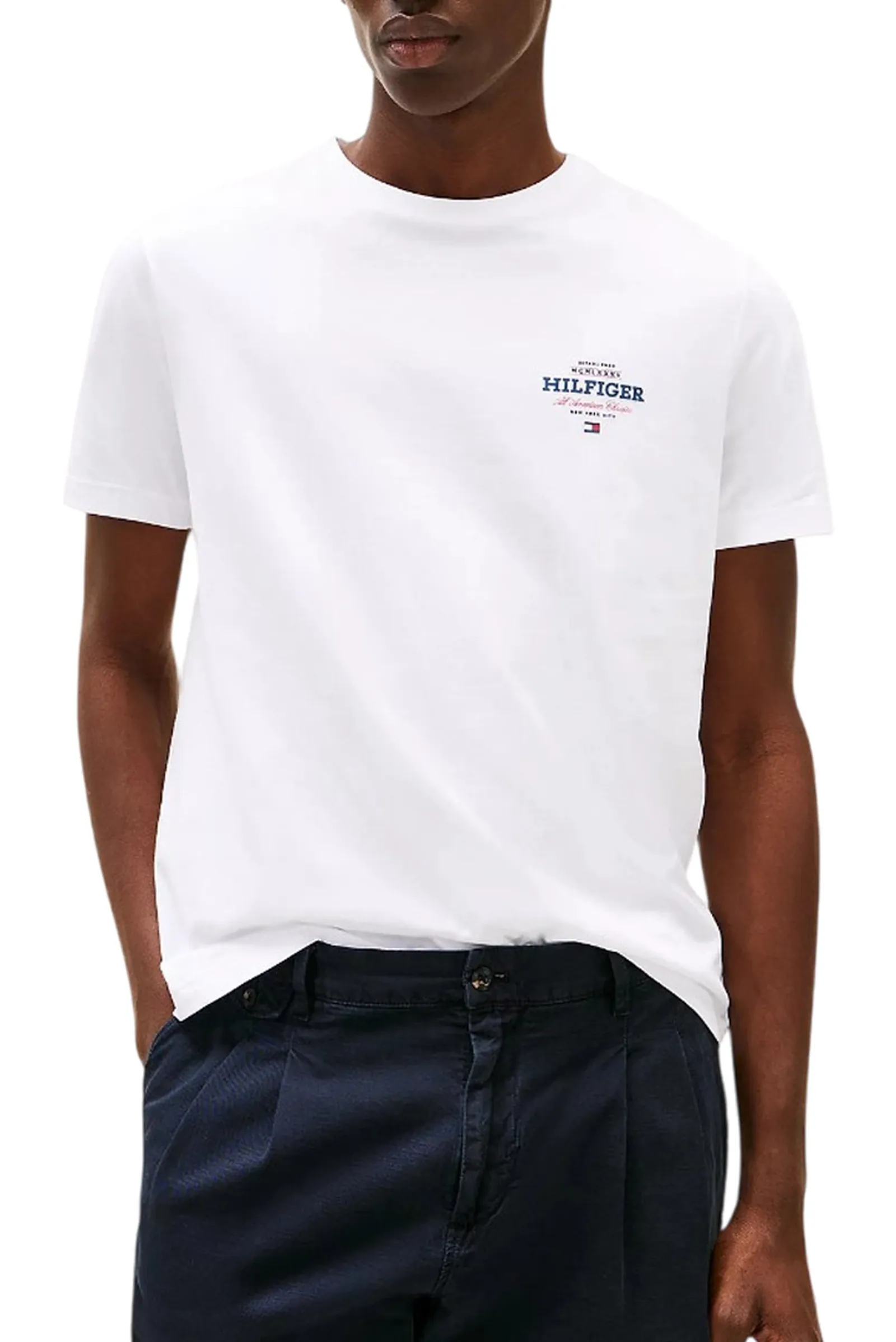 Tommy Hilfiger T-Shirt Bianco Mw0Mw38644 139681