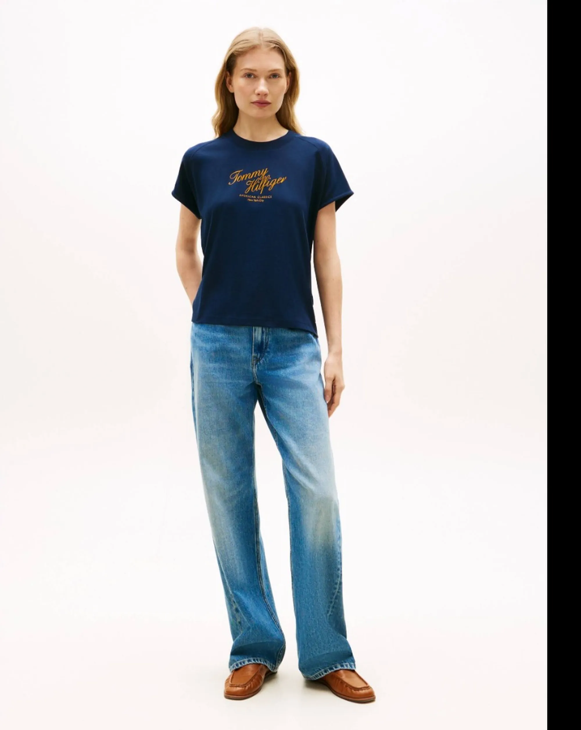 Tommy Hilfiger T-Shirt Blu Ww0Ww50787 182503