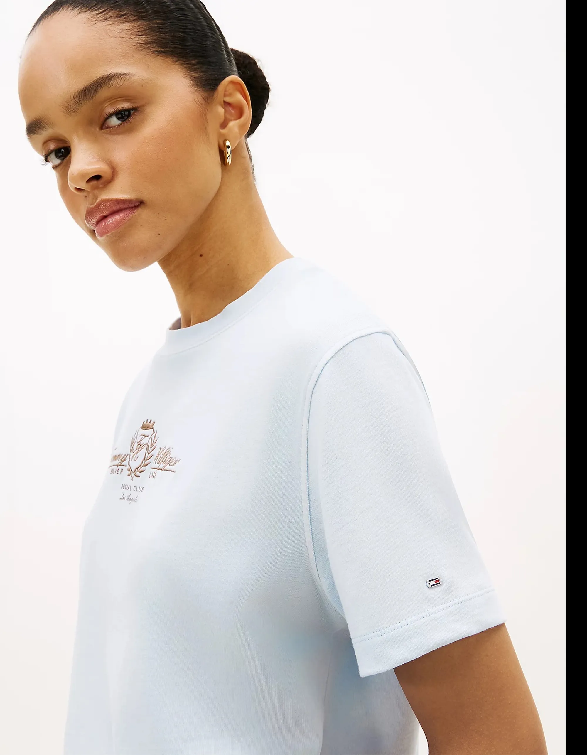 Tommy Hilfiger T-Shirt Celeste Ww0Ww48713 171396