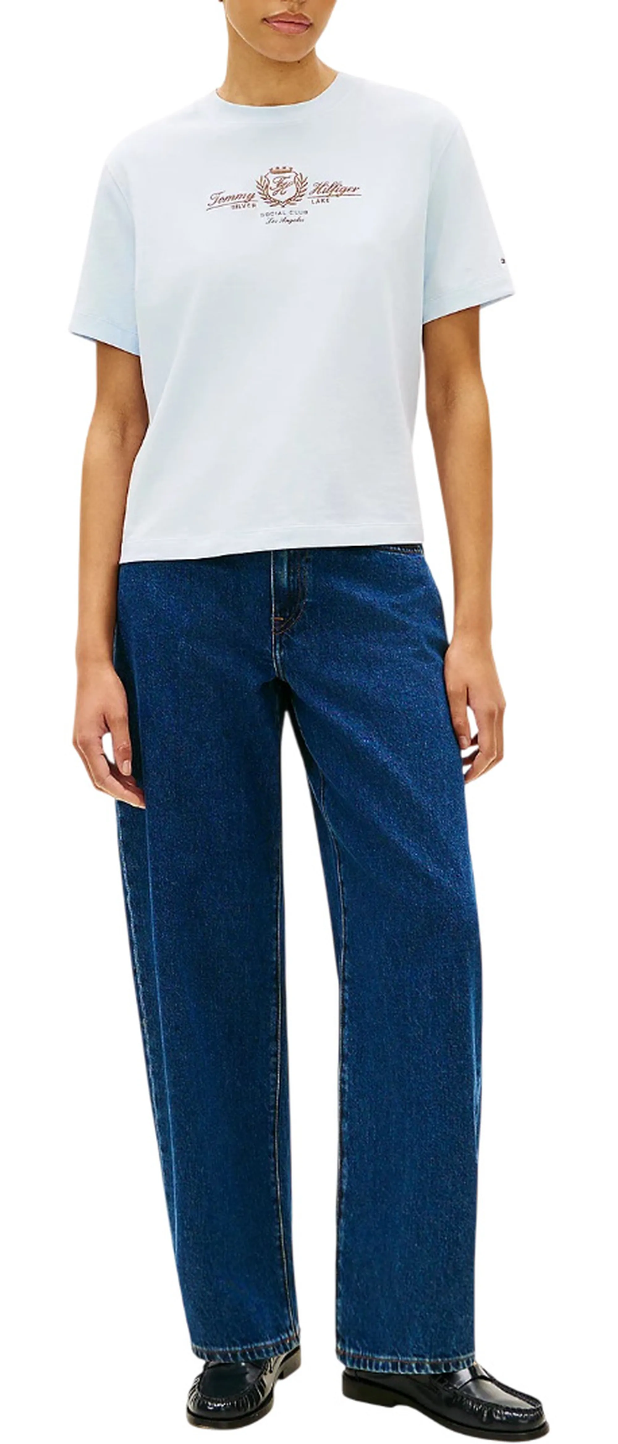 Tommy Hilfiger T-Shirt Celeste Ww0Ww48713 176959