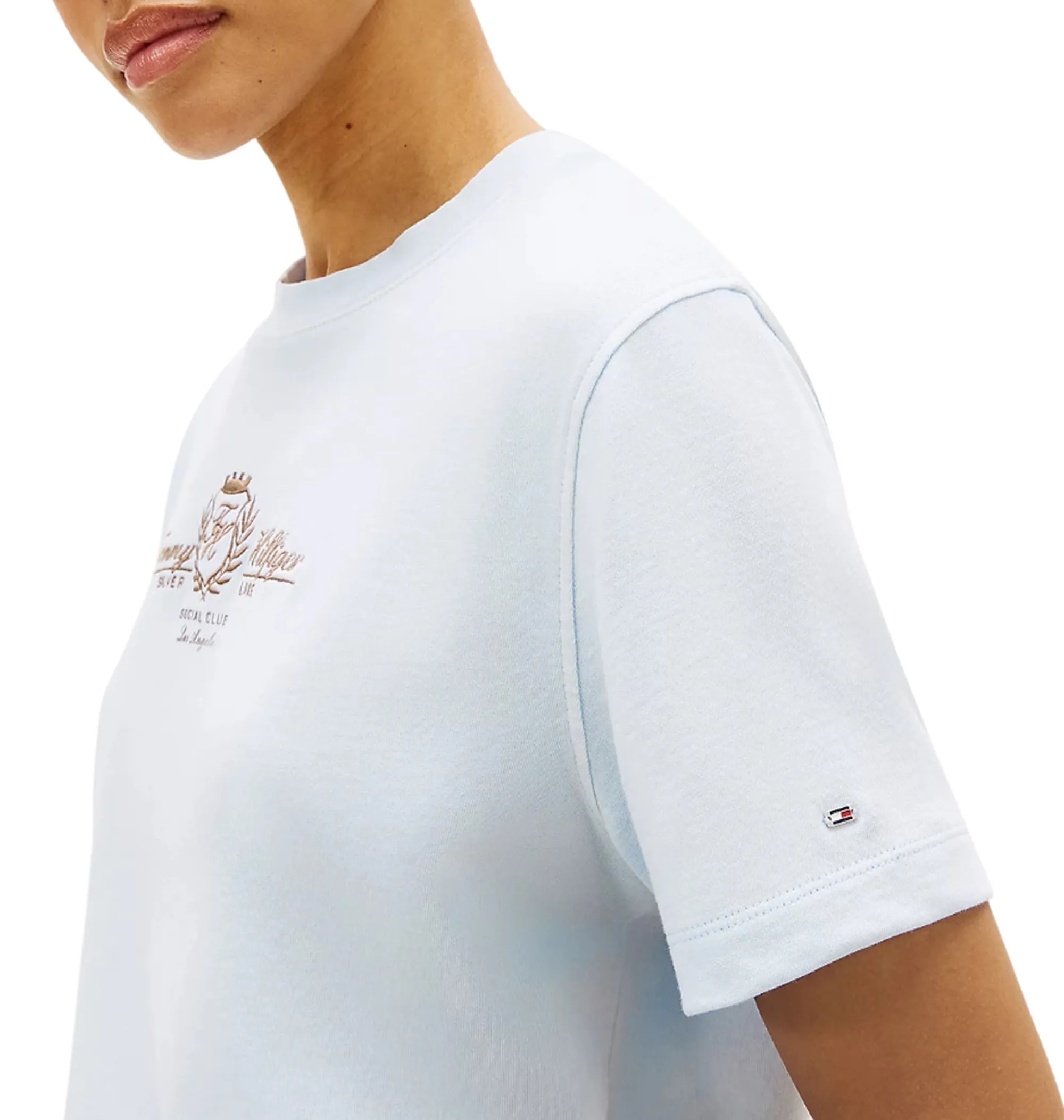 Tommy Hilfiger T-Shirt Celeste Ww0Ww48713 176961