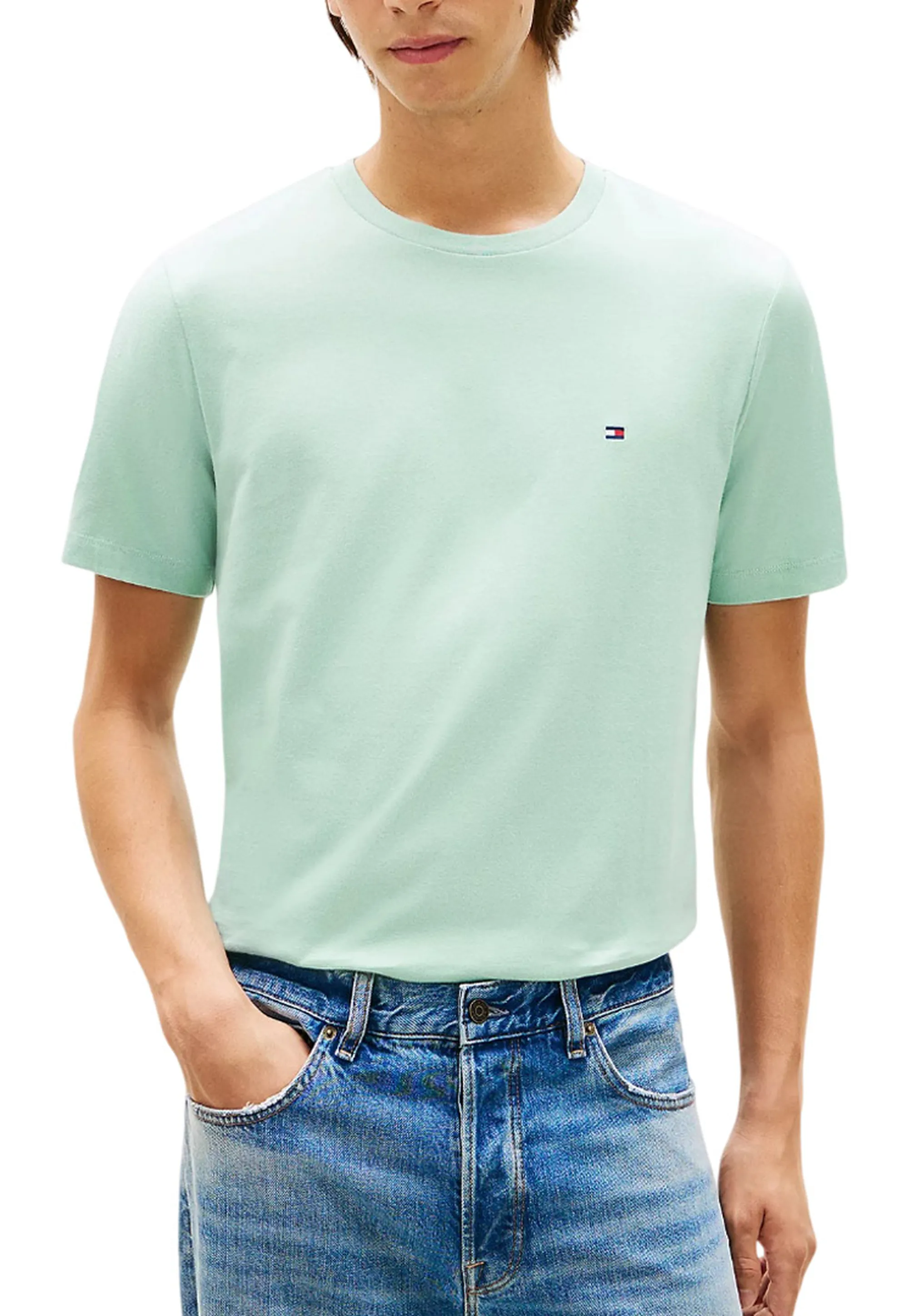 Tommy Hilfiger T-Shirt Menta Mw0Mw39995 170296