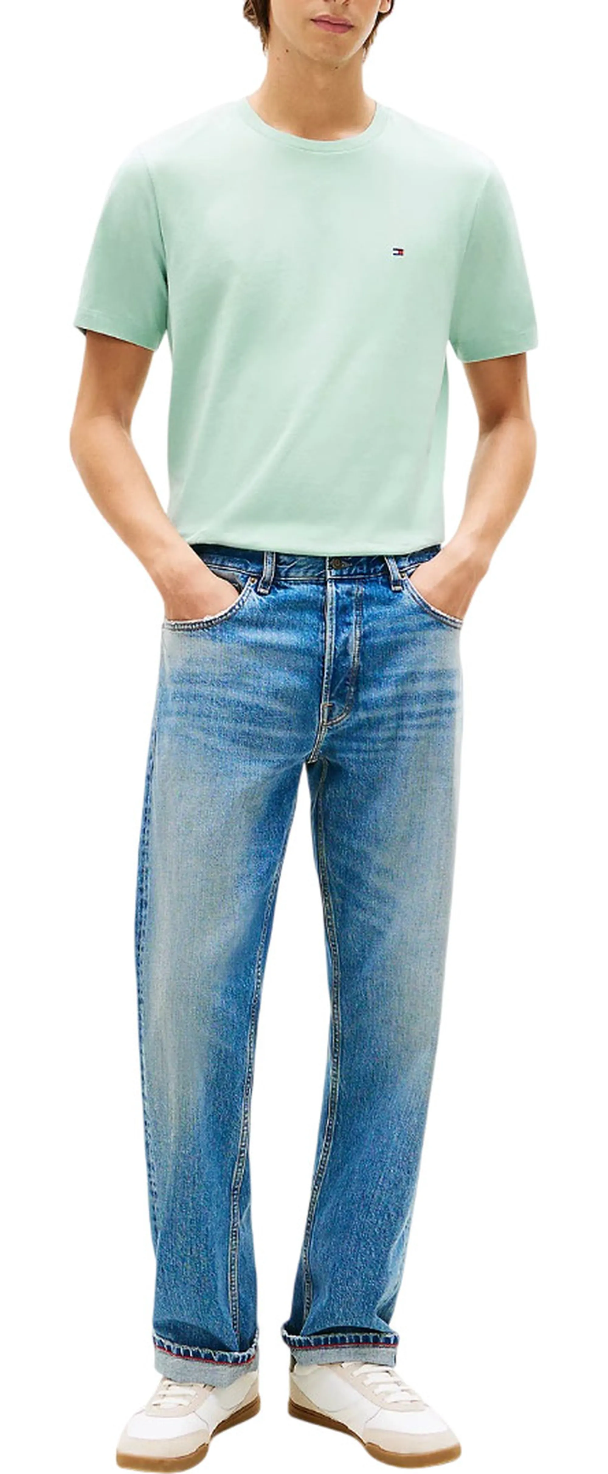 Tommy Hilfiger T-Shirt Menta Mw0Mw39995 170298