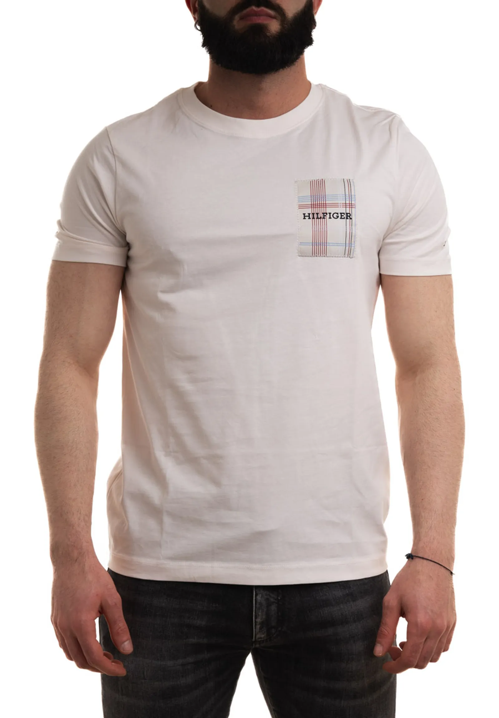 Tommy Hilfiger T-Shirt Panna Mw0Mw35459 116362